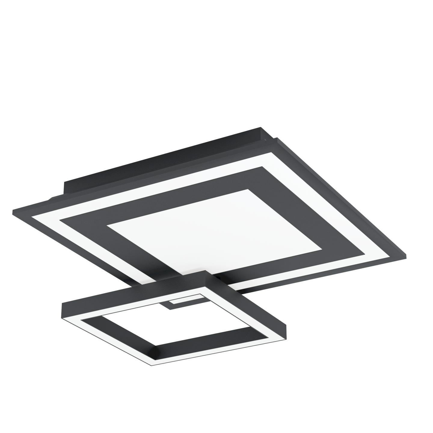 Kattovalaisin EGLO connect.z ZigBee Savatarila-Z led 45x45cm 4x2,7W musta