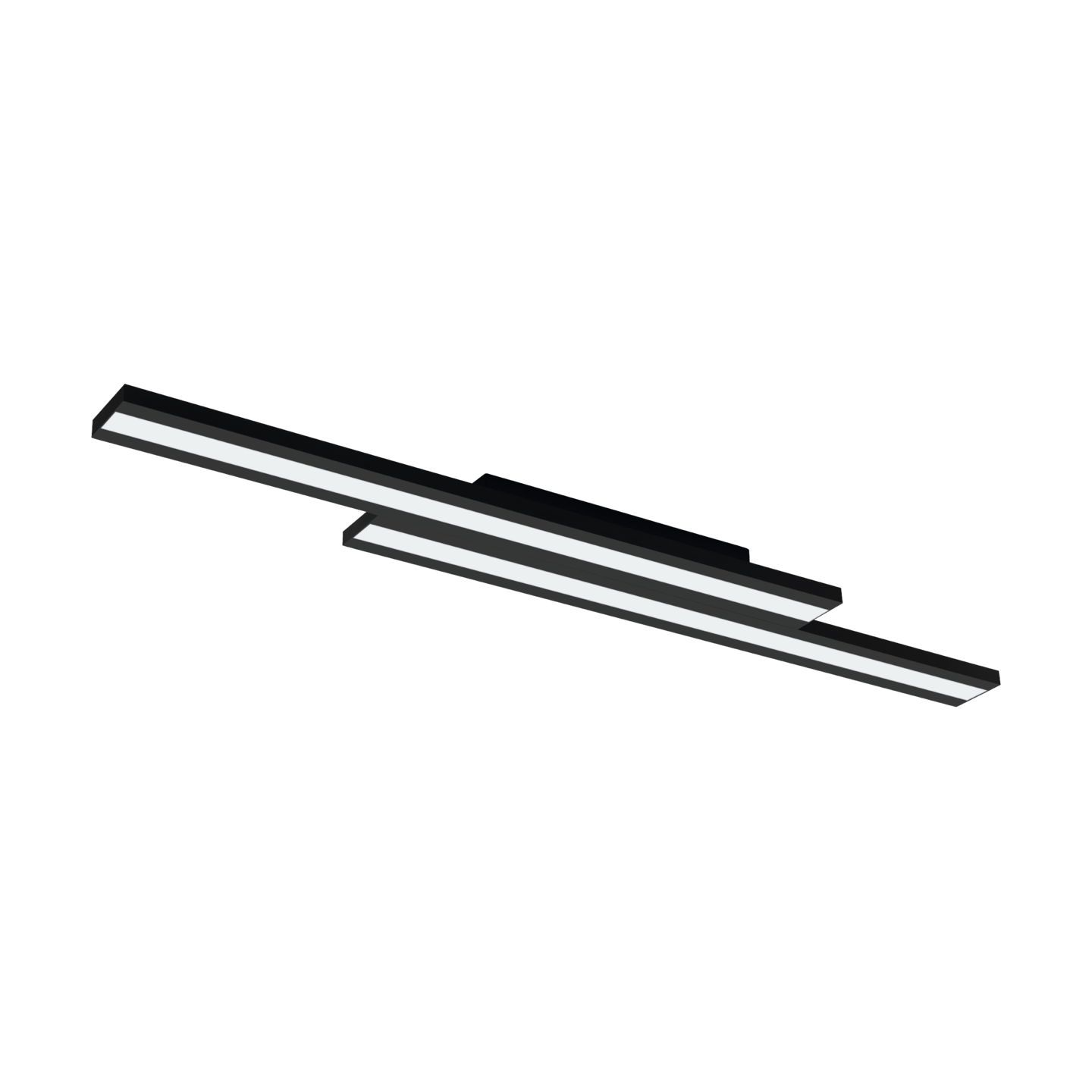 Kattovalaisin EGLO connect.z ZigBee Saliteras-Z led 116cm 2x10,2W musta