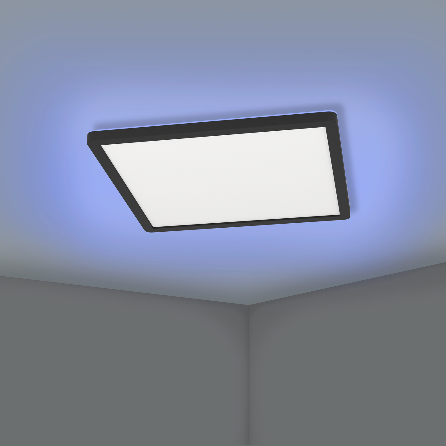 Led-paneeli EGLO connect.z ZigBee Rovito-Z led 30x30cm 14,6W musta