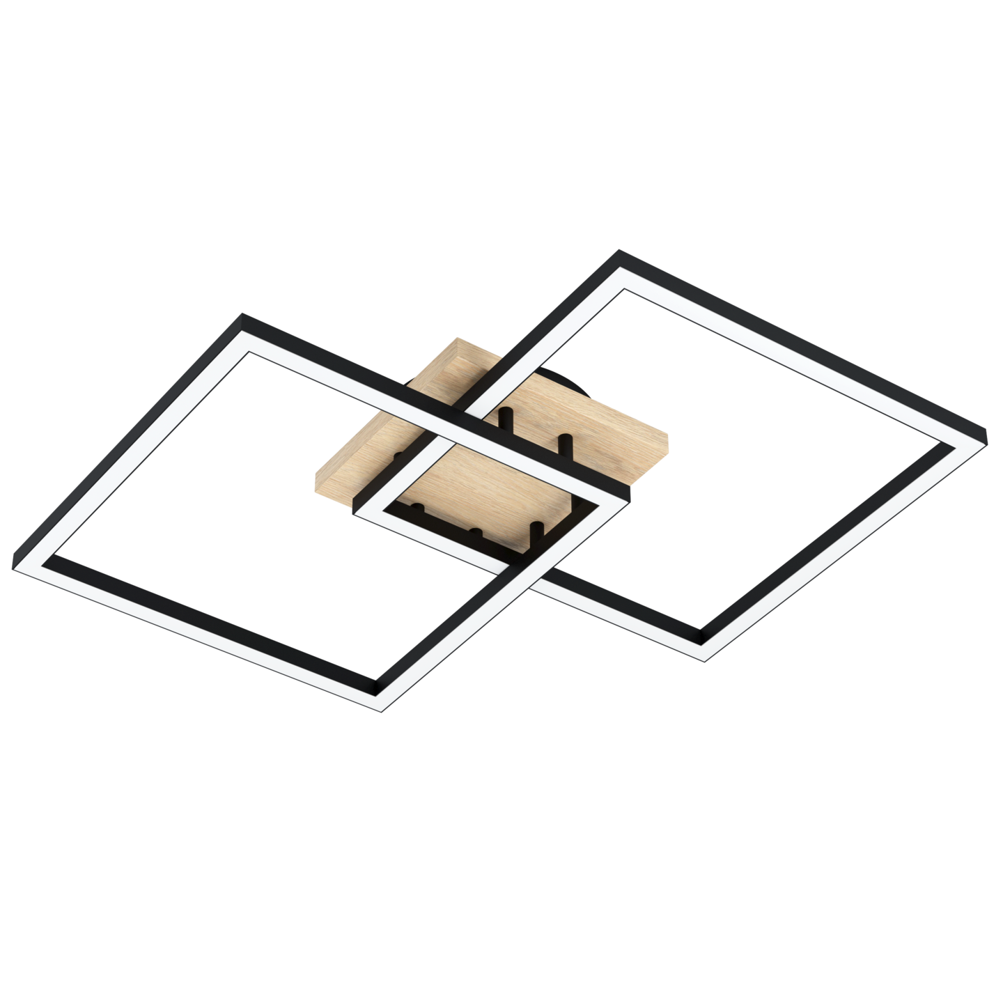 Kattovalaisin EGLO connect.z ZigBee Lomaltas-Z 50x77cm 4x8W tammi