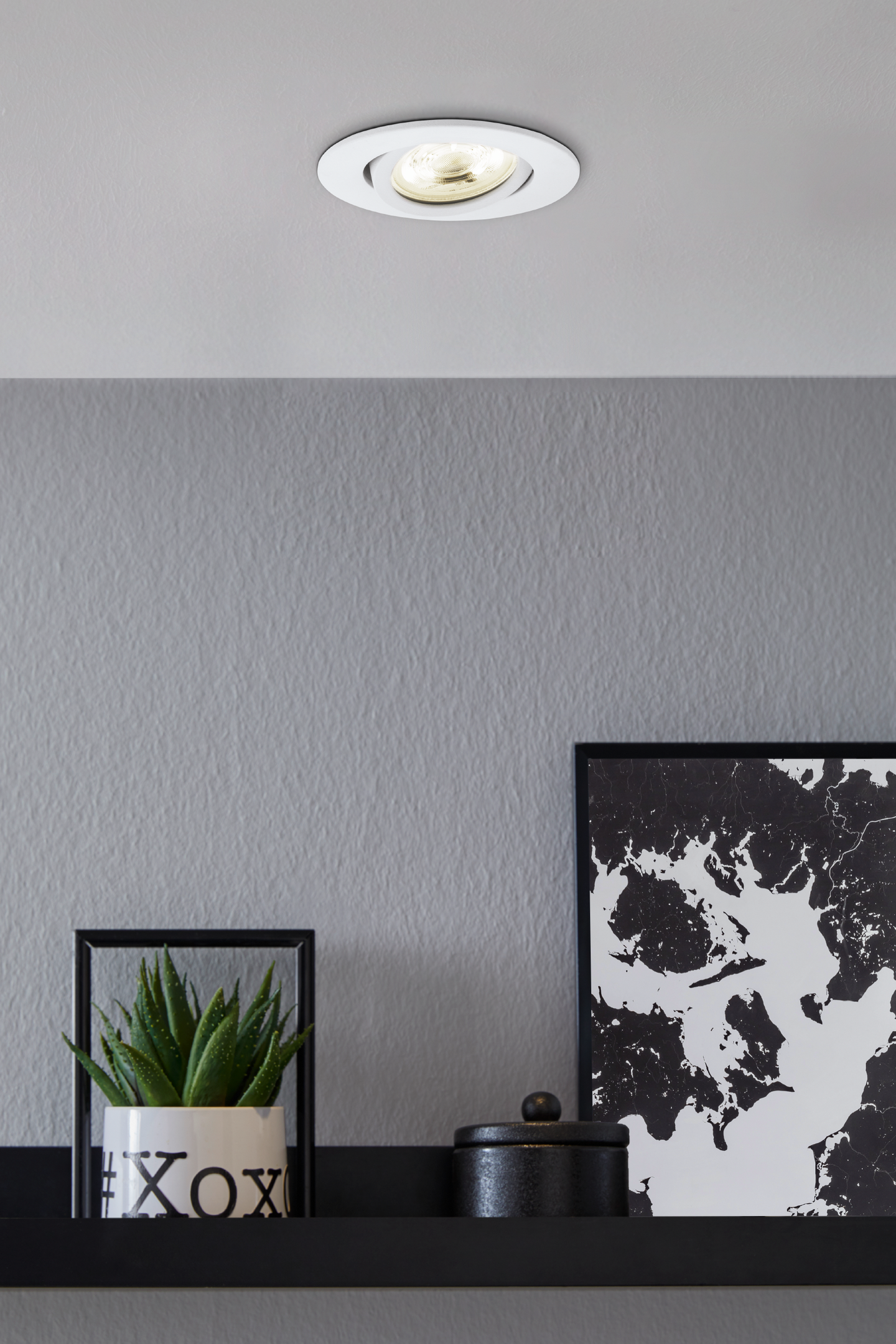 Uppospotti EGLO connect.z ZigBee Saliceto-Z 8,8cm 5W valkoinen