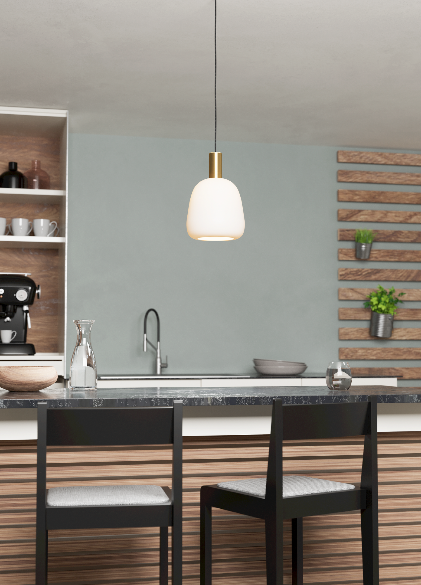 Riippuvalaisin EGLO Manzanares lasi/messinki