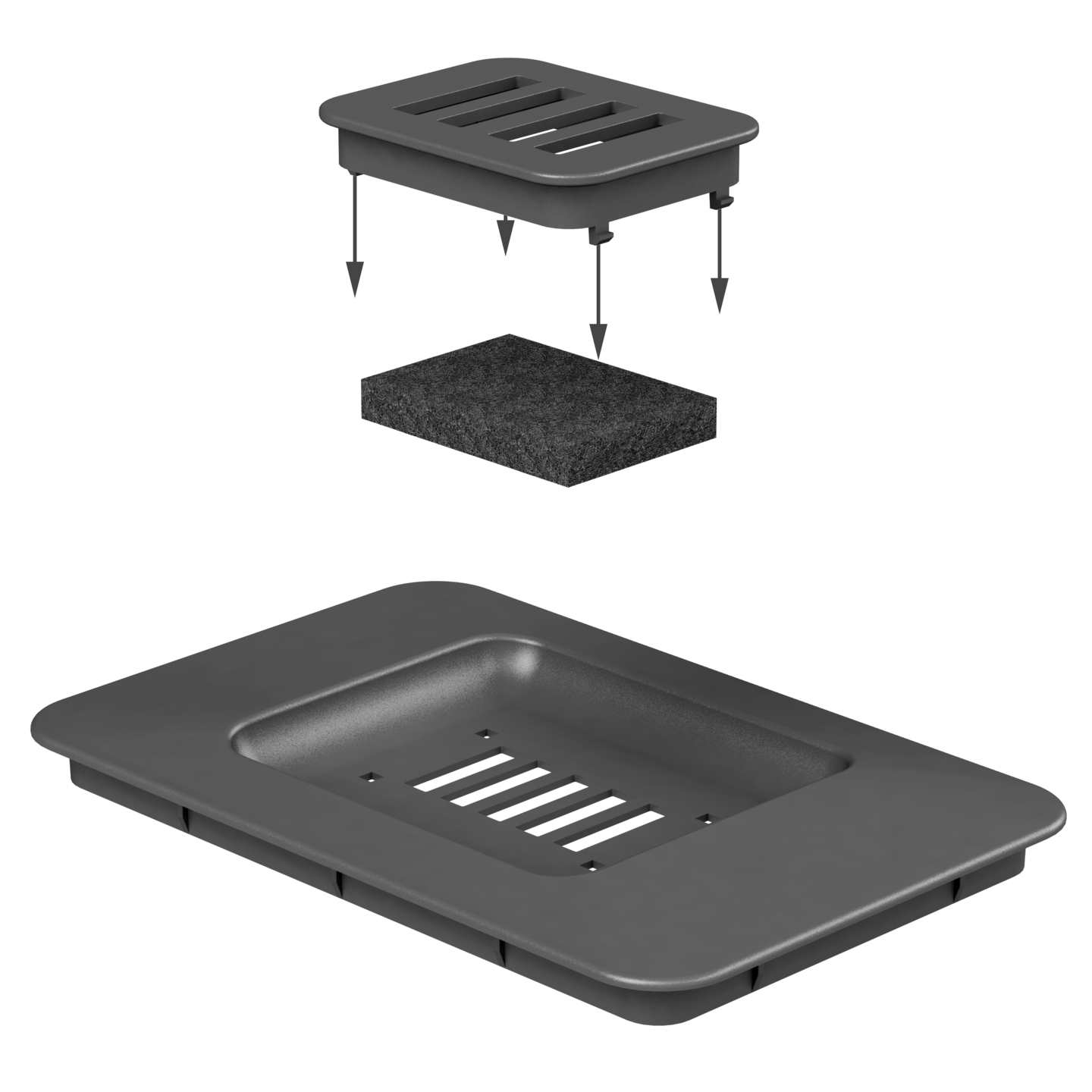 Aktiivihiilisuodatin LM 544 biojätekanteen 2kpl