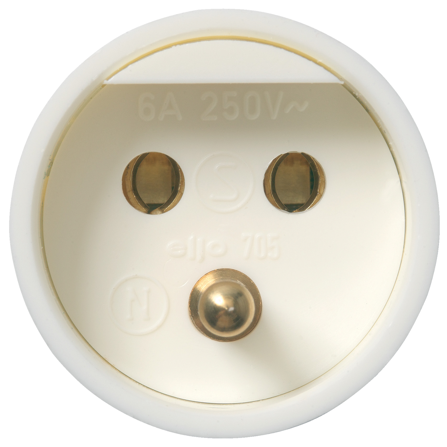 Valaisinpistorasia Schneider 2-napainen suojakoskettimella