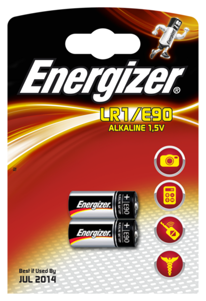 BATTERI ALKALINE E90/LR1 2ST