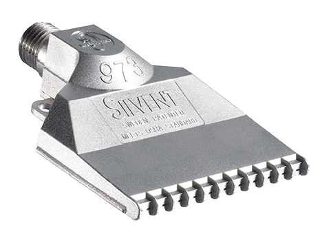 Suutin Silvent 973F 1/4 uk ss litteä säädöllä