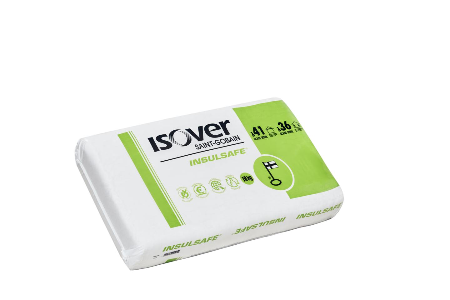 Puhallusvilla Isover InsulSafe 1,07m³ 36kpl/lava