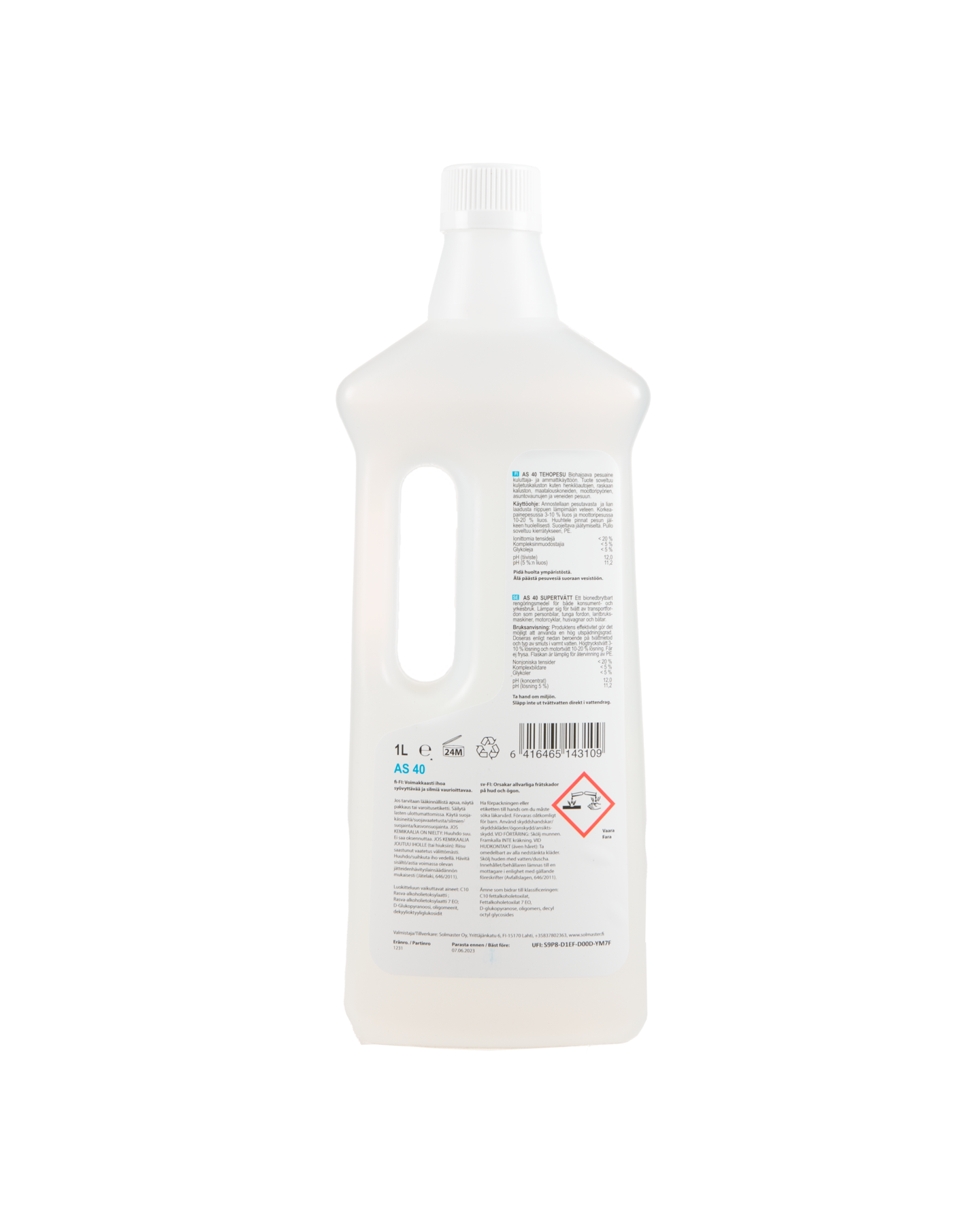 Tehopesu Solmaster AS 40 1l