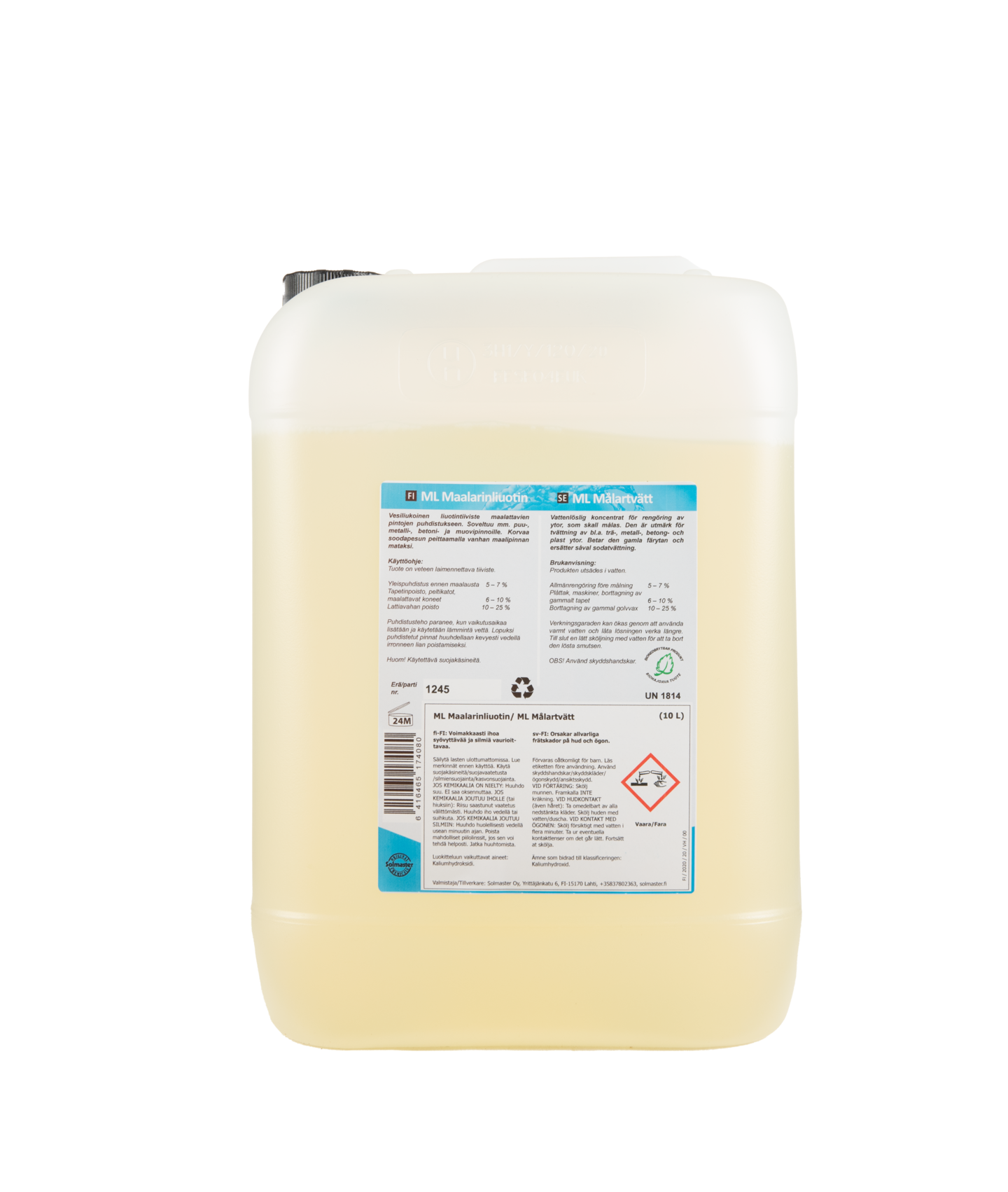 Maalarinliuotin Solmaster ML 10l