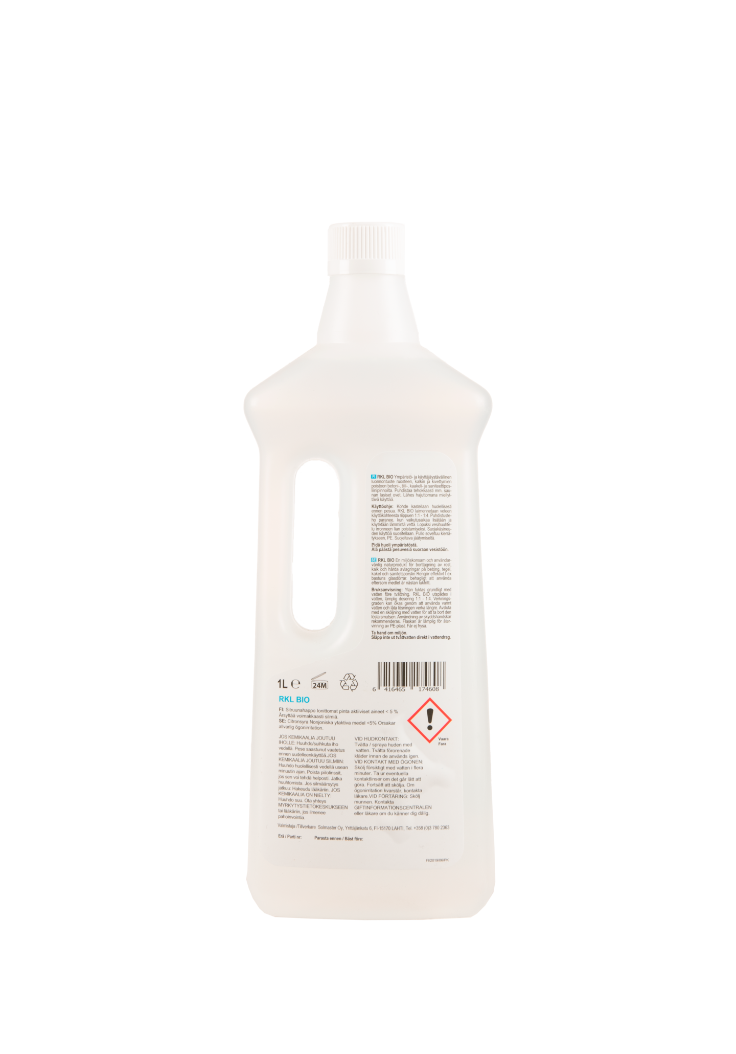 Happopesuaine Solmaster RKL BIO 1l