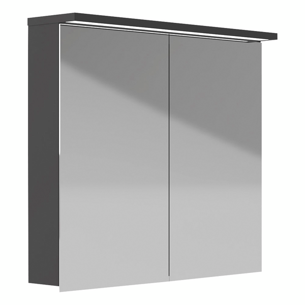 SPEGELSKÅP POLARIA KLARA 800 V JFB GRÅ