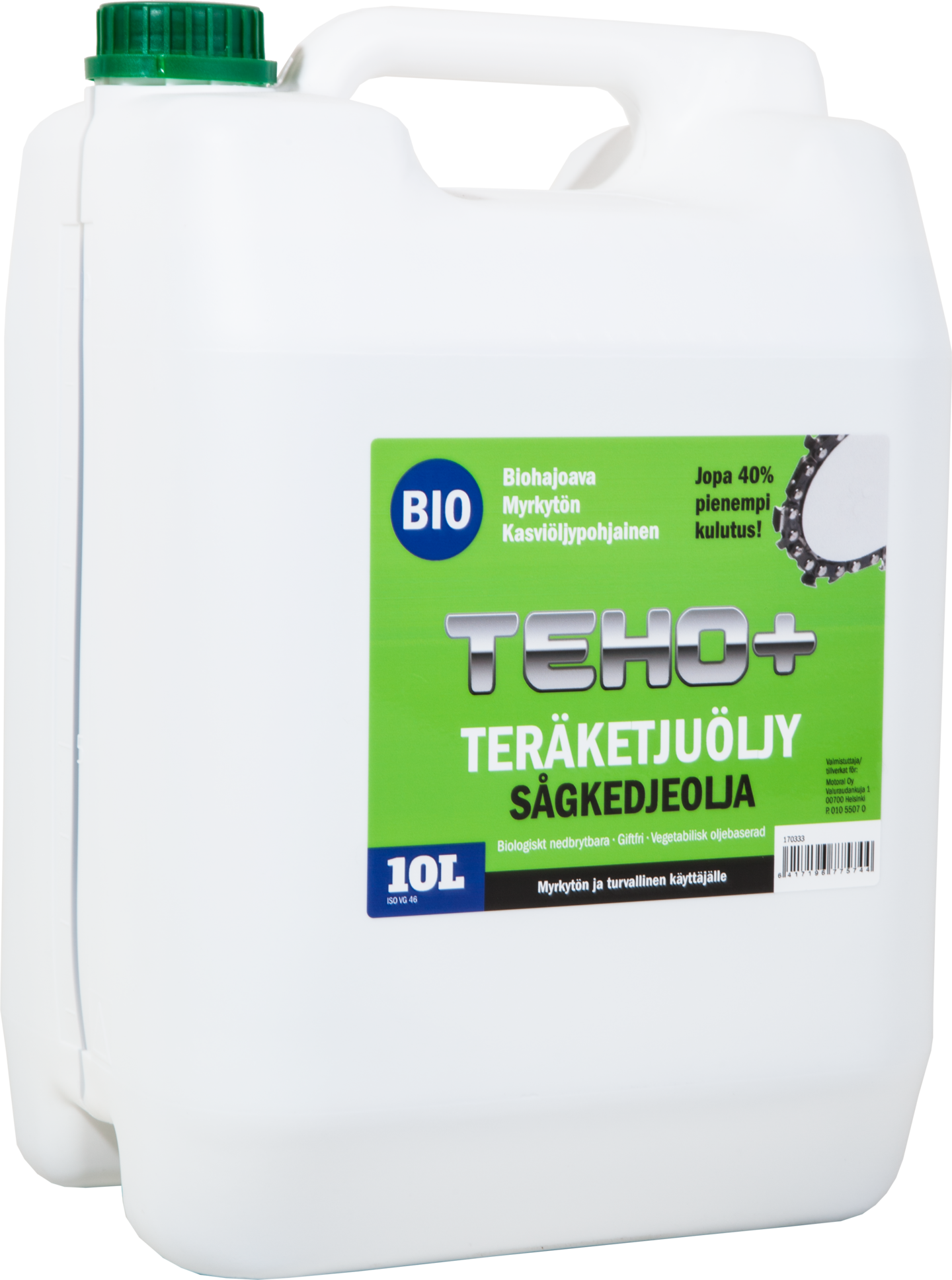 Teräketjuöljy Teho+ EKO 10l