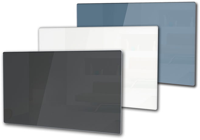 Lasipaneeli Nobö Clip On Glass NDG4 062 A antrasiitinharmaa