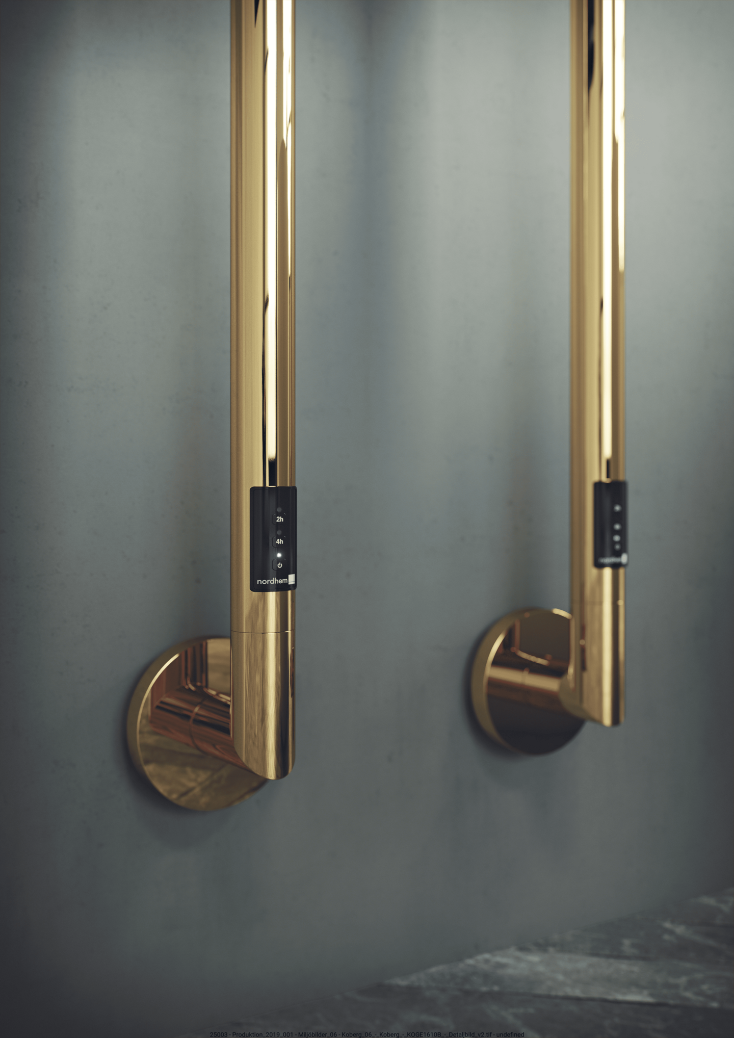 KOBERG NORDHEM ELTORK PVD GULD/MÄSSING