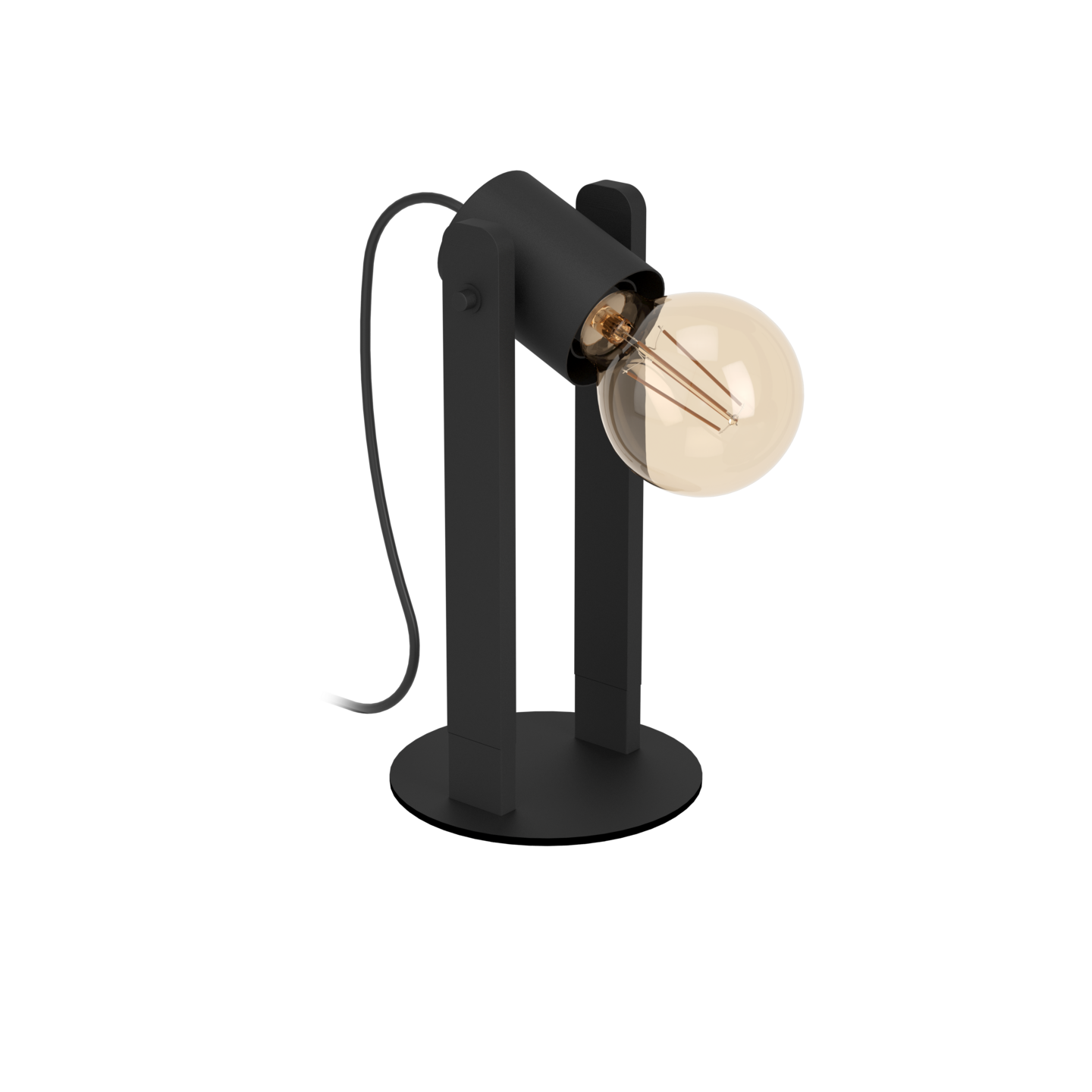 Pöytävalaisin EGLO Plimsoll 15W 10,5x7,5x25,5cm musta