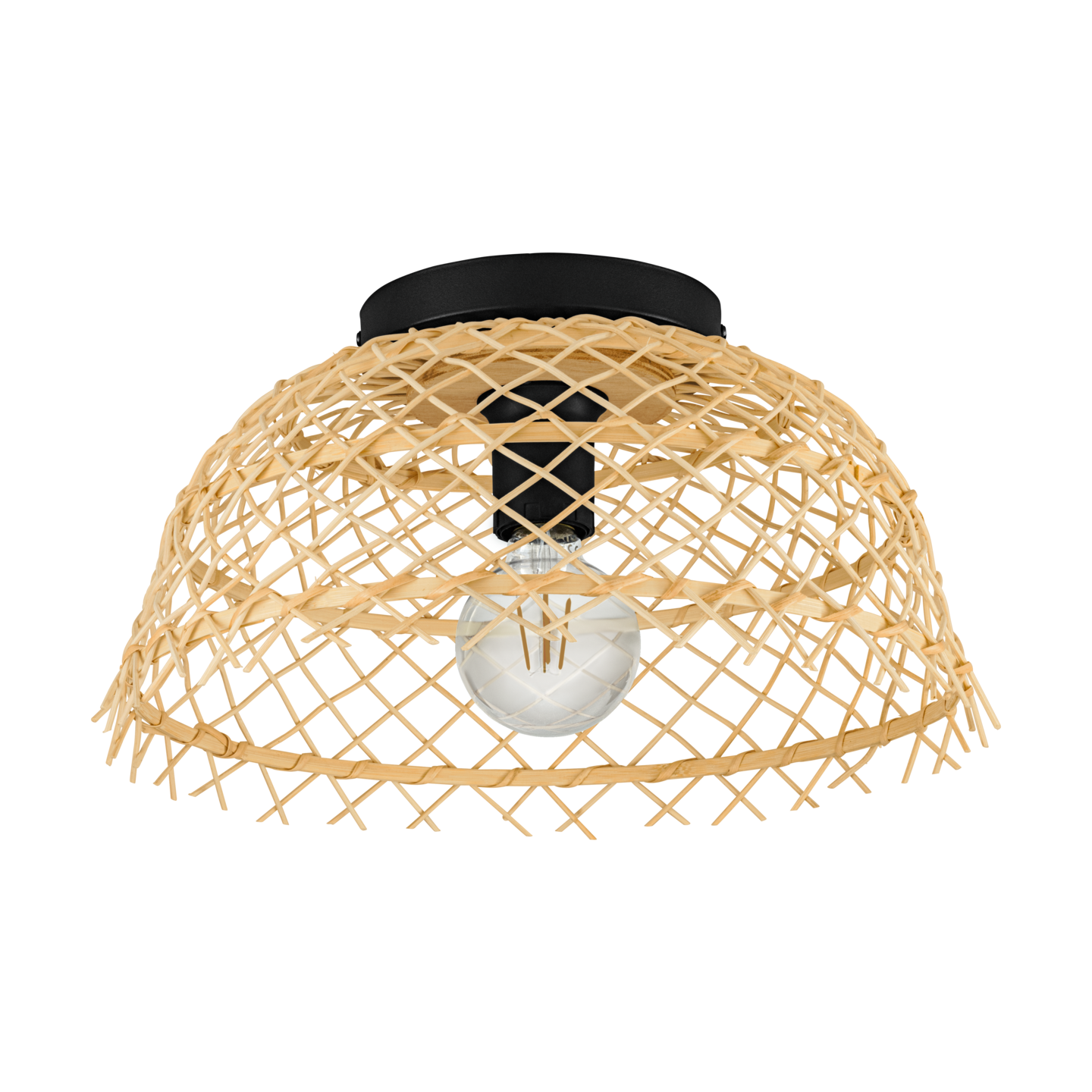 Kattovalaisin EGLO Aunsby 40W 37cm rottinki/musta