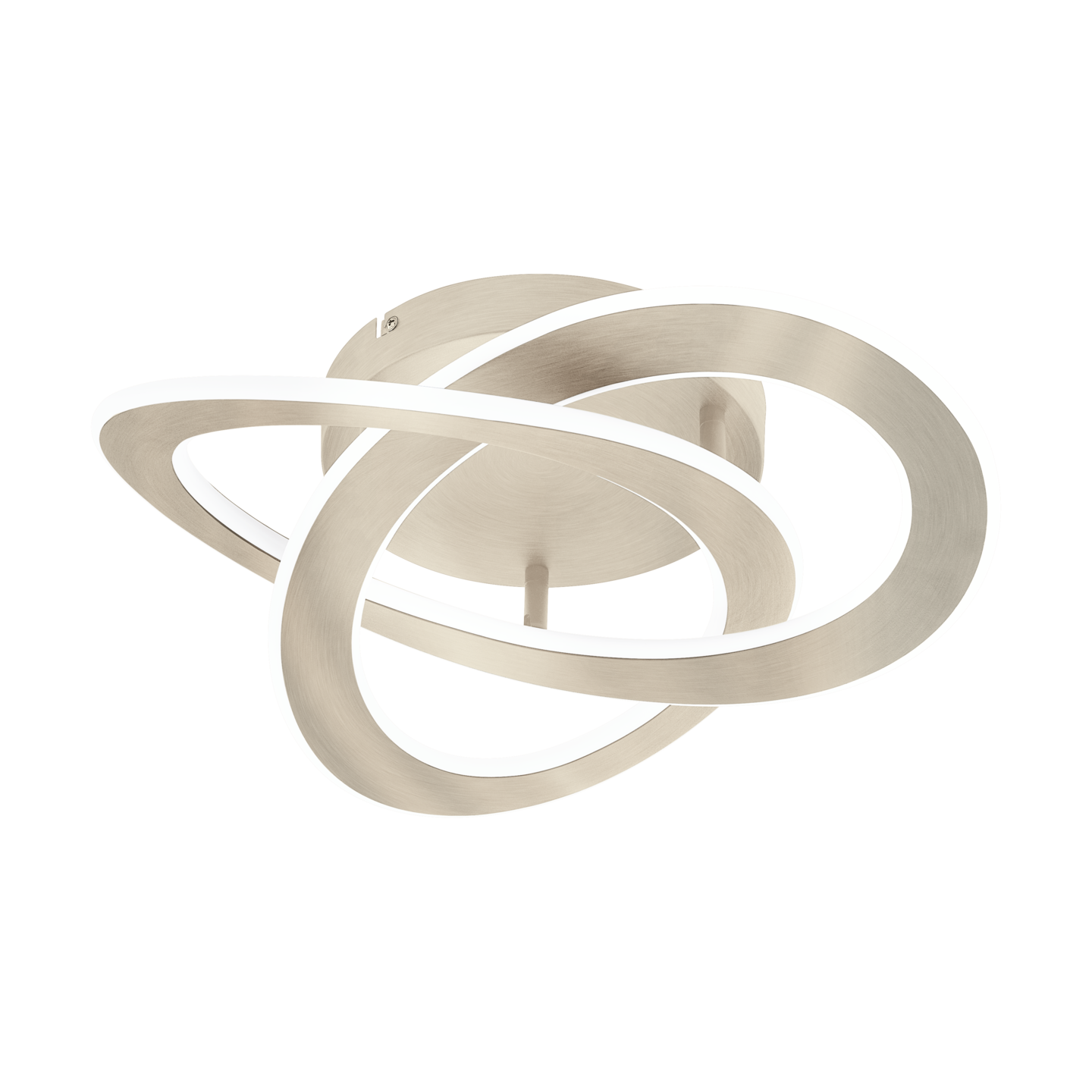 Kattovalaisin EGLO Rolimare led 35W 42x40cm satiininikkeli/valkoinen