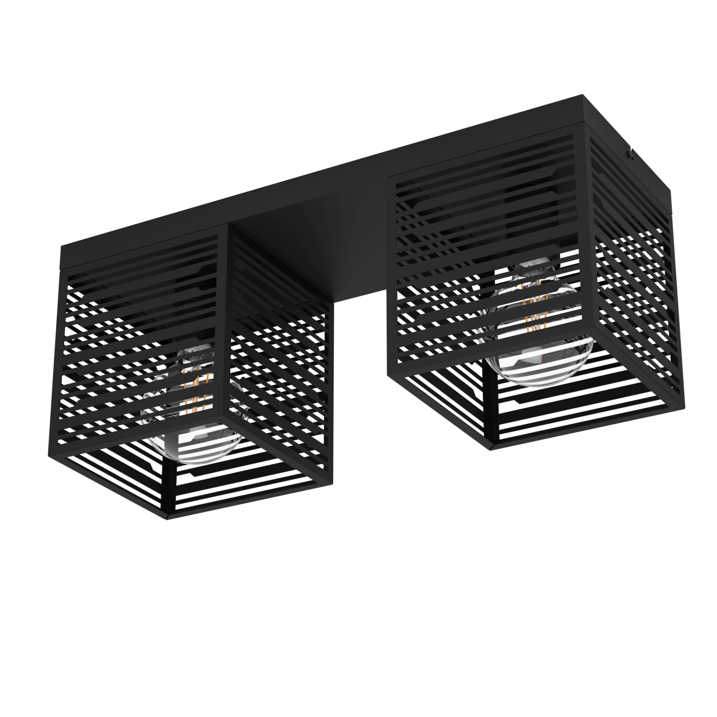 Kattovalaisin EGLO Piedritas 2x40W 51,5x18cm musta