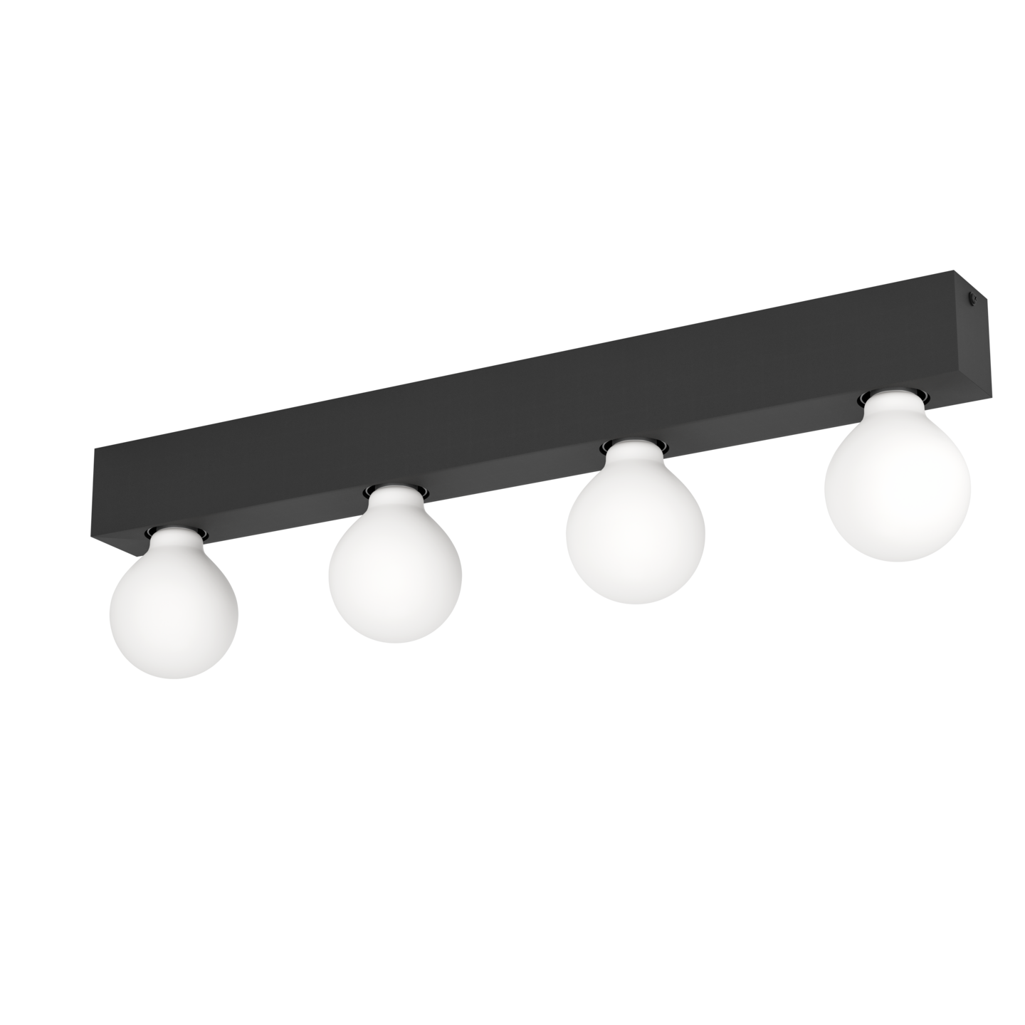 Seinävalaisin EGLO Guanal 4x40W 60x5x6cm musta