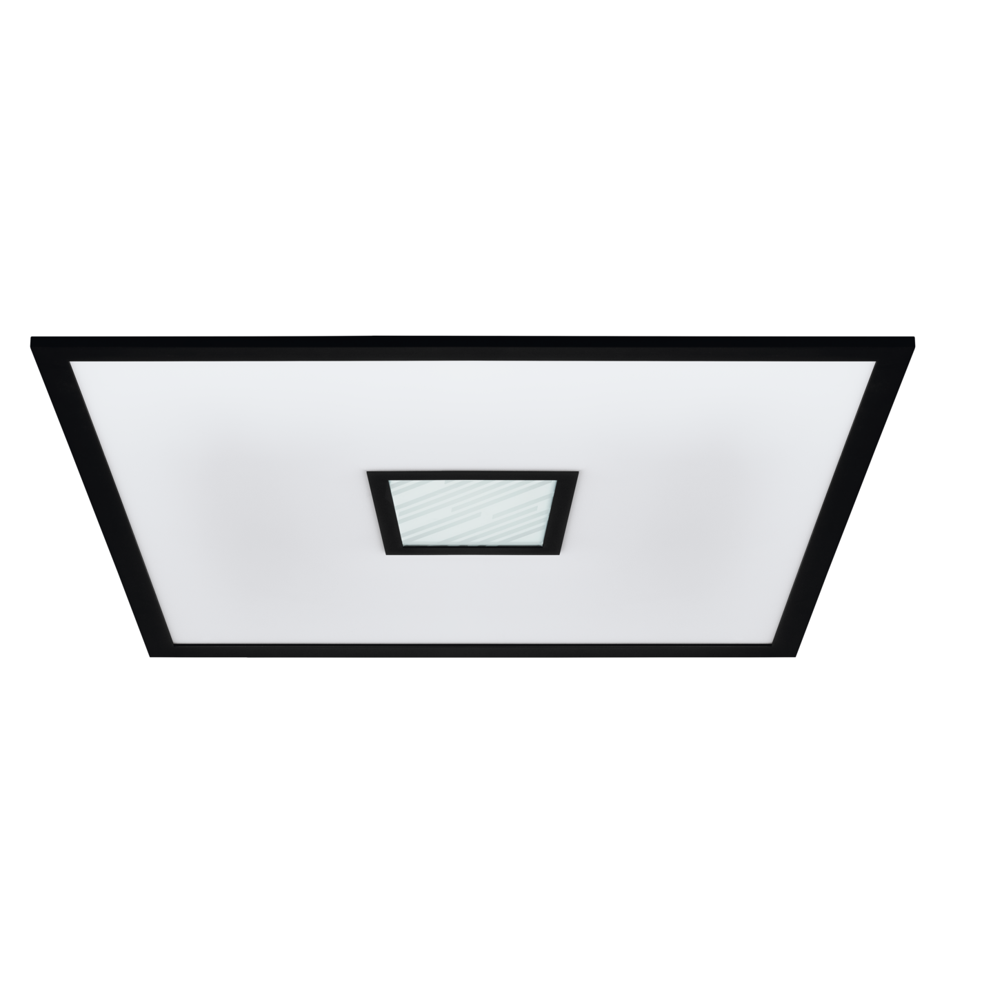 Plafondi EGLO Bordonara led 36W 59,5x59,5cm musta/valkoinen