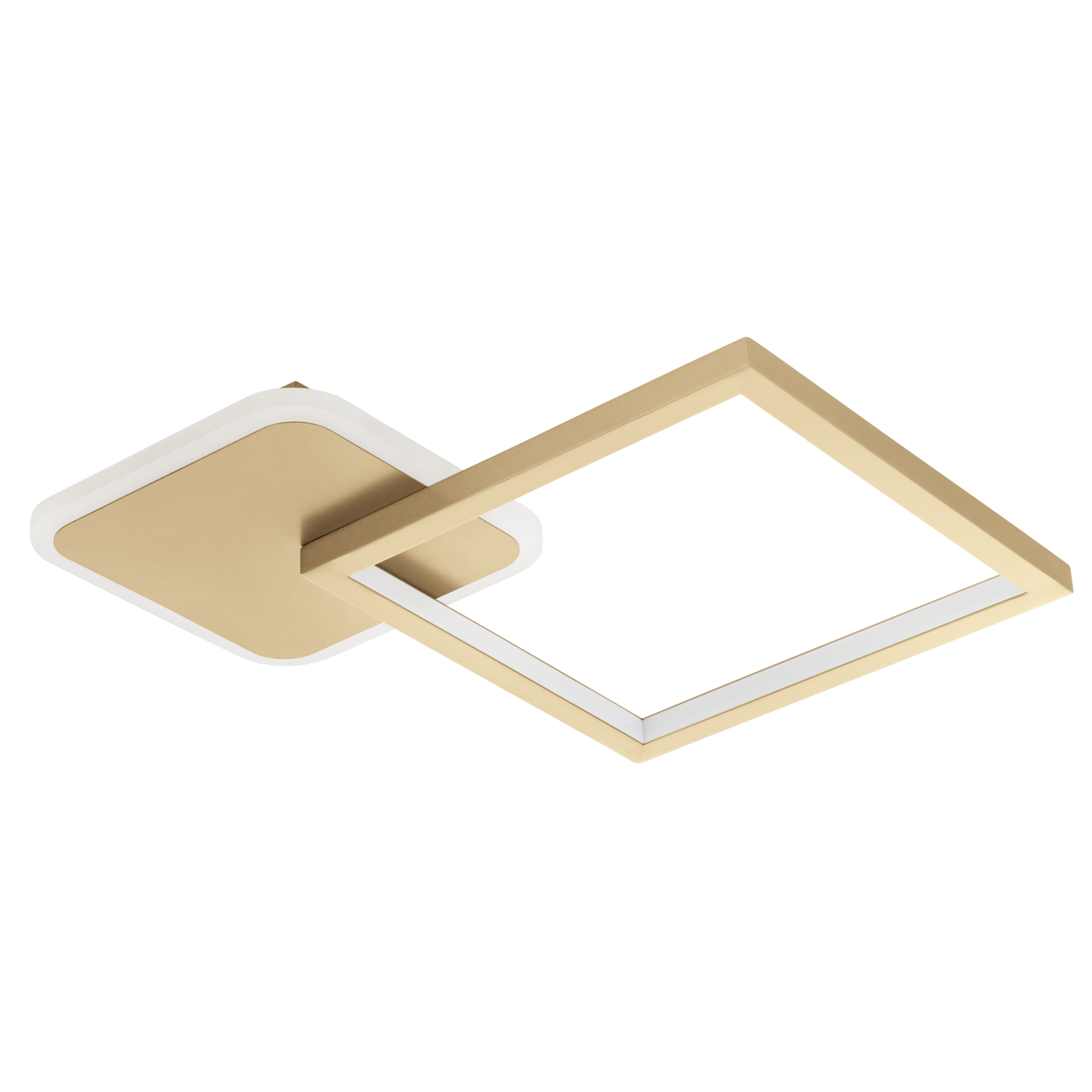 Kattovalaisin EGLO Gafares led 15W 33x33cm kulta/valkoinen