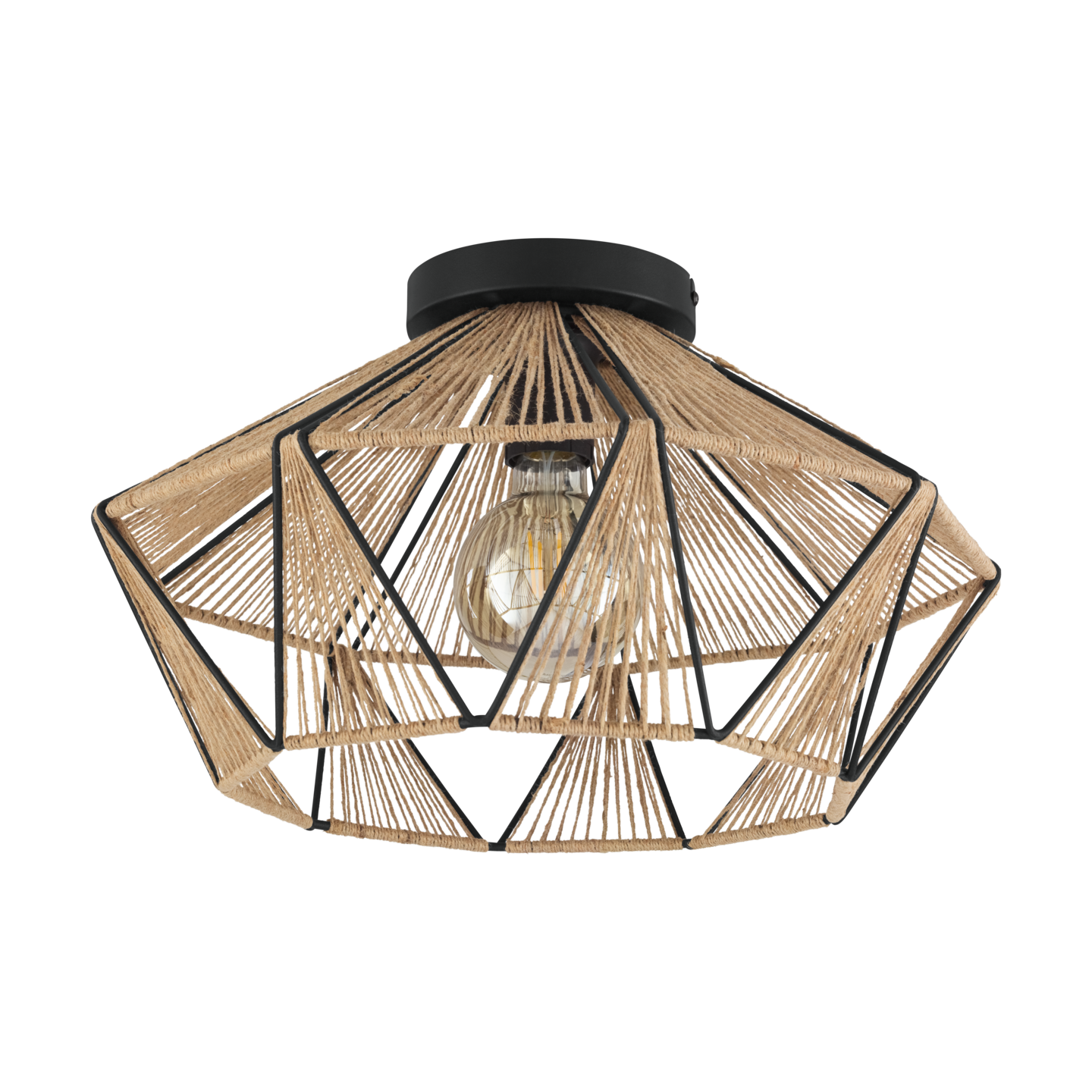 Kattovalaisin EGLO Adwickle 40W 44,5cm köysi/musta