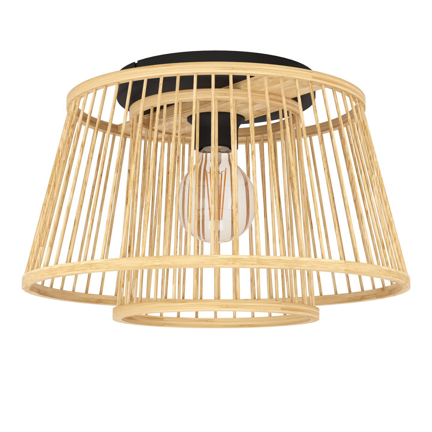 Kattovalaisin EGLO Hykeham 40W 38cm puu/musta