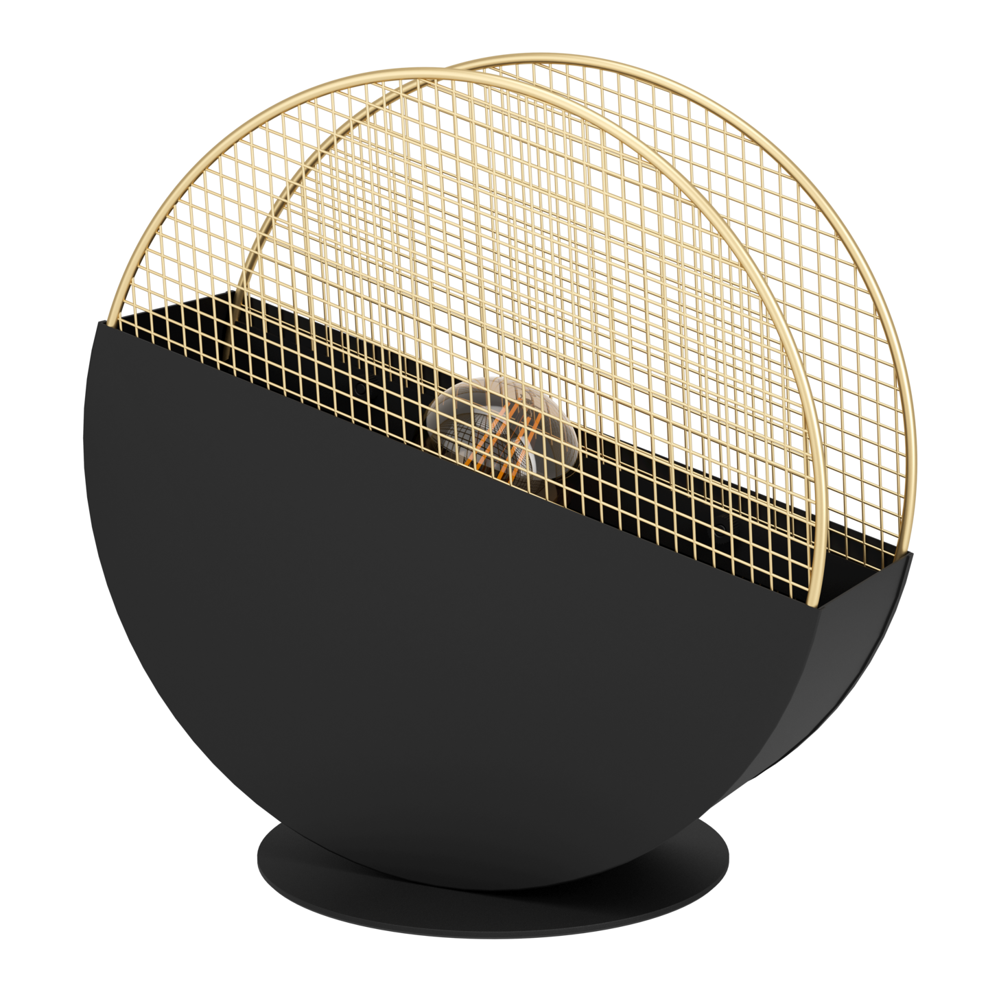 Pöytävalaisin EGLO Mumbles 40W 28x9x28,5cm musta/kulta