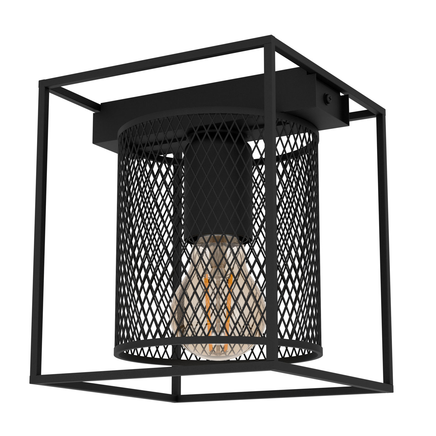 Kattovalaisin EGLO Catterick 40W 16,5x16,5cm musta