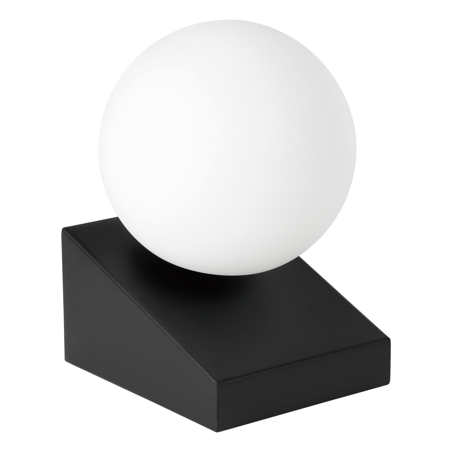 Pöytävalaisin EGLO Bilbana 40W 14,5x13,5x19,5cm musta/valkoinen mattalasi