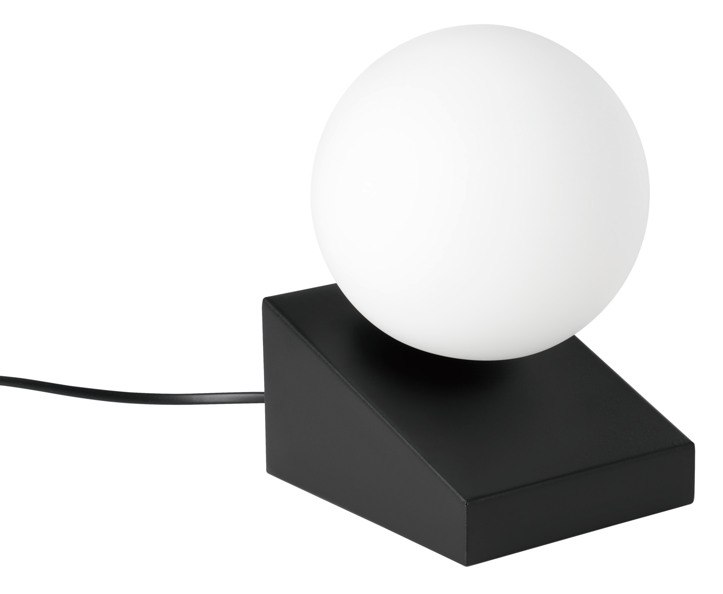 Pöytävalaisin EGLO Bilbana 40W 14,5x13,5x19,5cm musta/valkoinen mattalasi