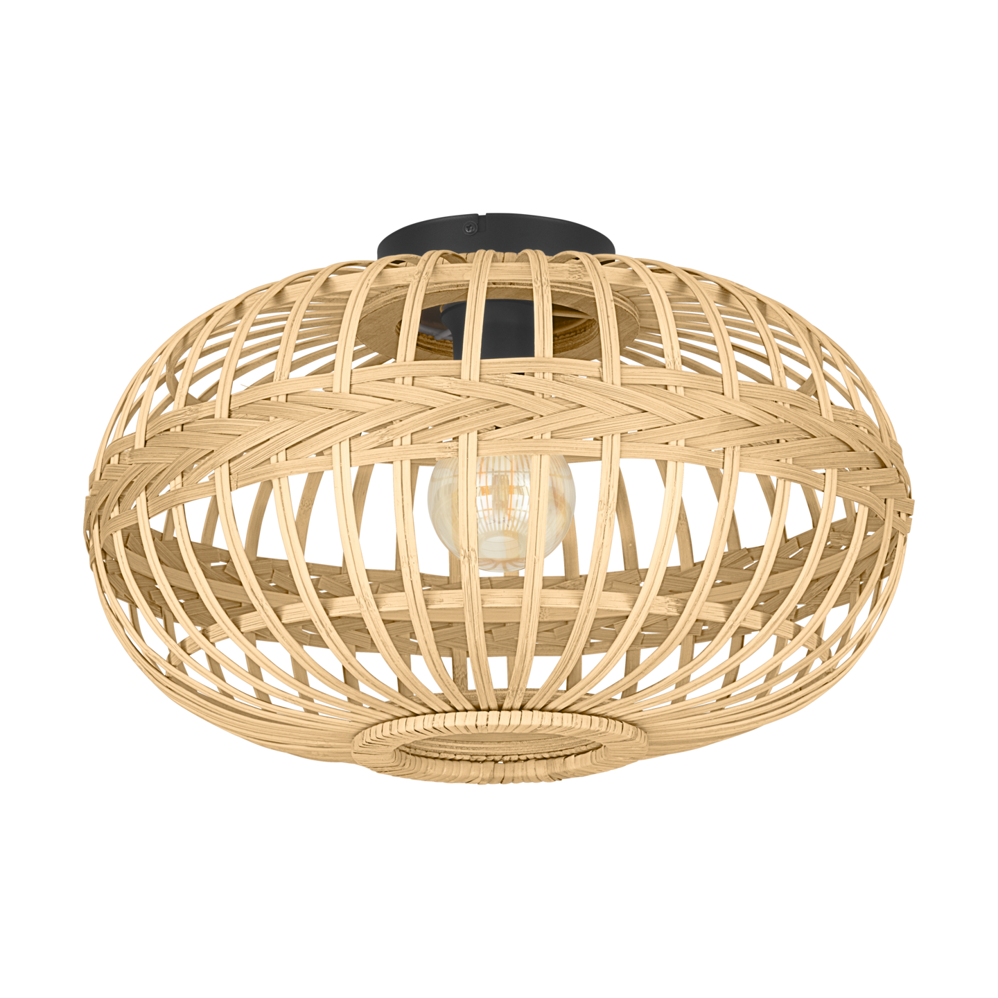 Kattovalaisin EGLO Amsfield 40W 45cm rottinki/musta