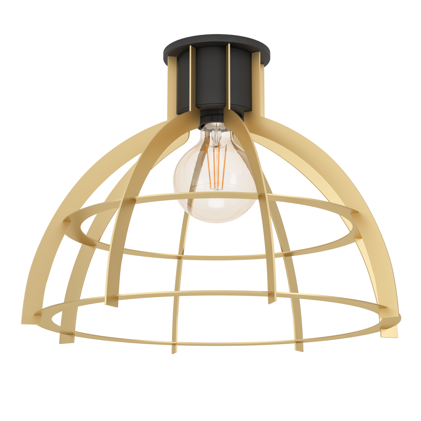 Kattovalaisin EGLO Stillington 40W 41,5cm kulta/musta