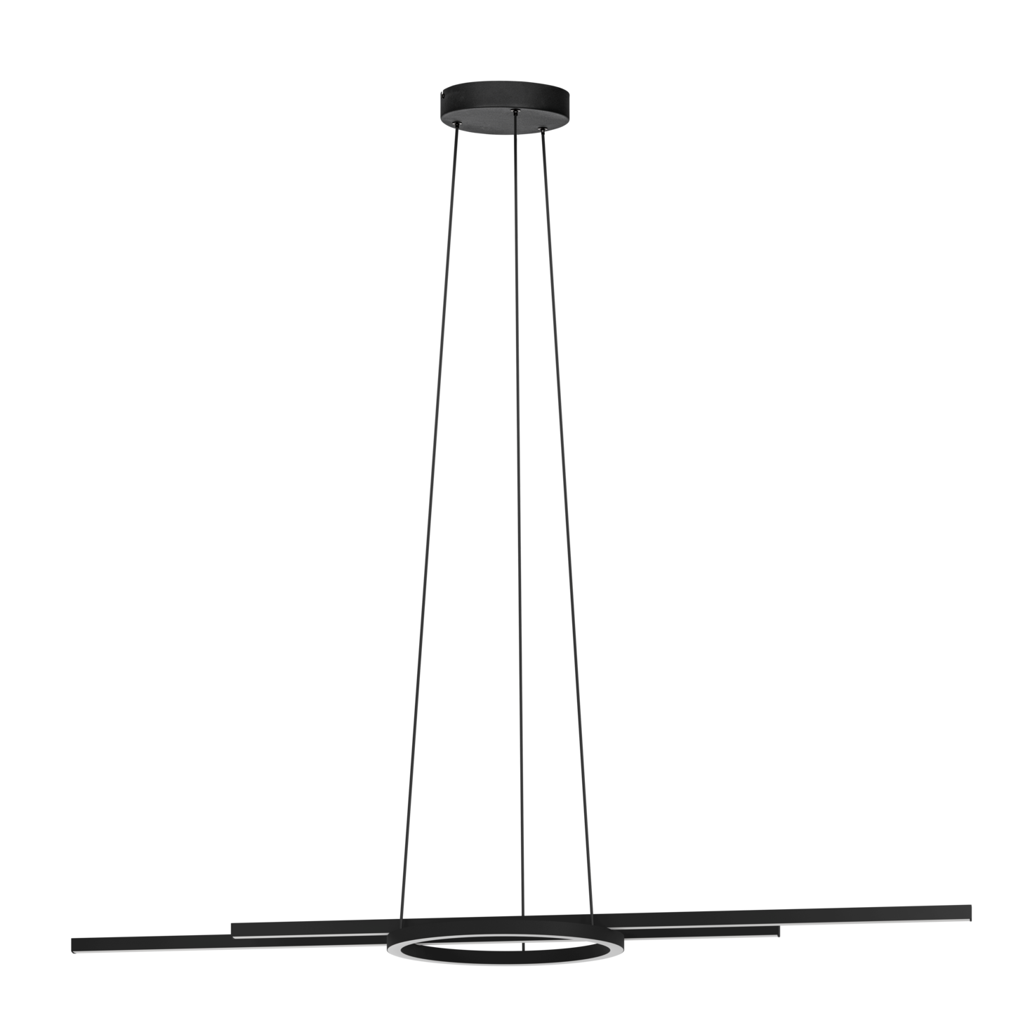 Riippuvalaisin EGLO connect.z Zillerio-Z led 2x8W 3x2,7W 116cm musta/valkoinen