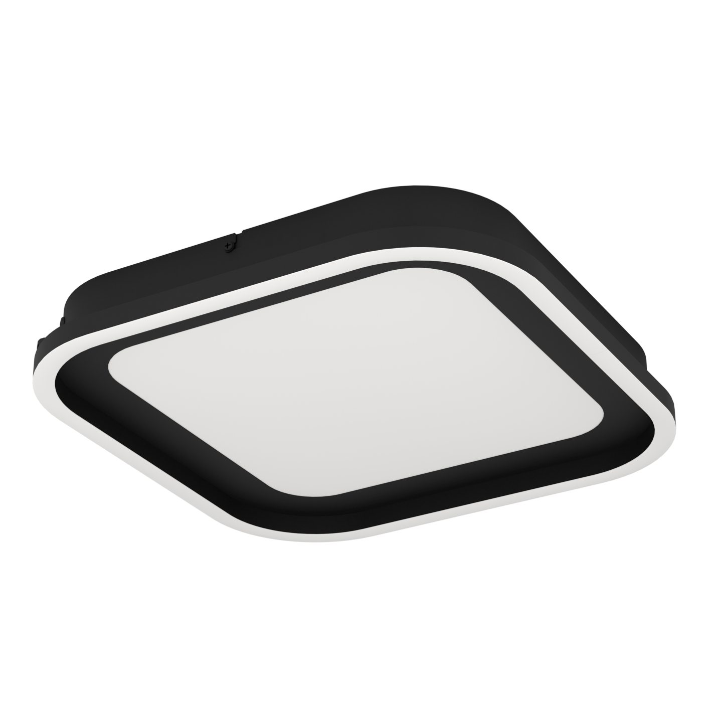 Plafondi EGLO Calagrano led 11W ja 10W 37,5x37,5cm musta/valkoinen