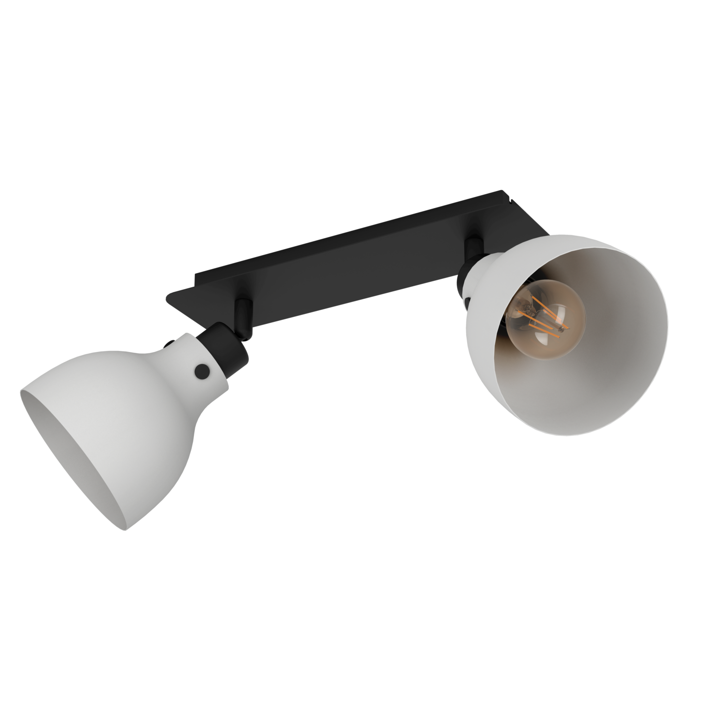 Spottivalaisin EGLO Matlock 2-osainen 2x40W 52x14,5cm harmaa/musta