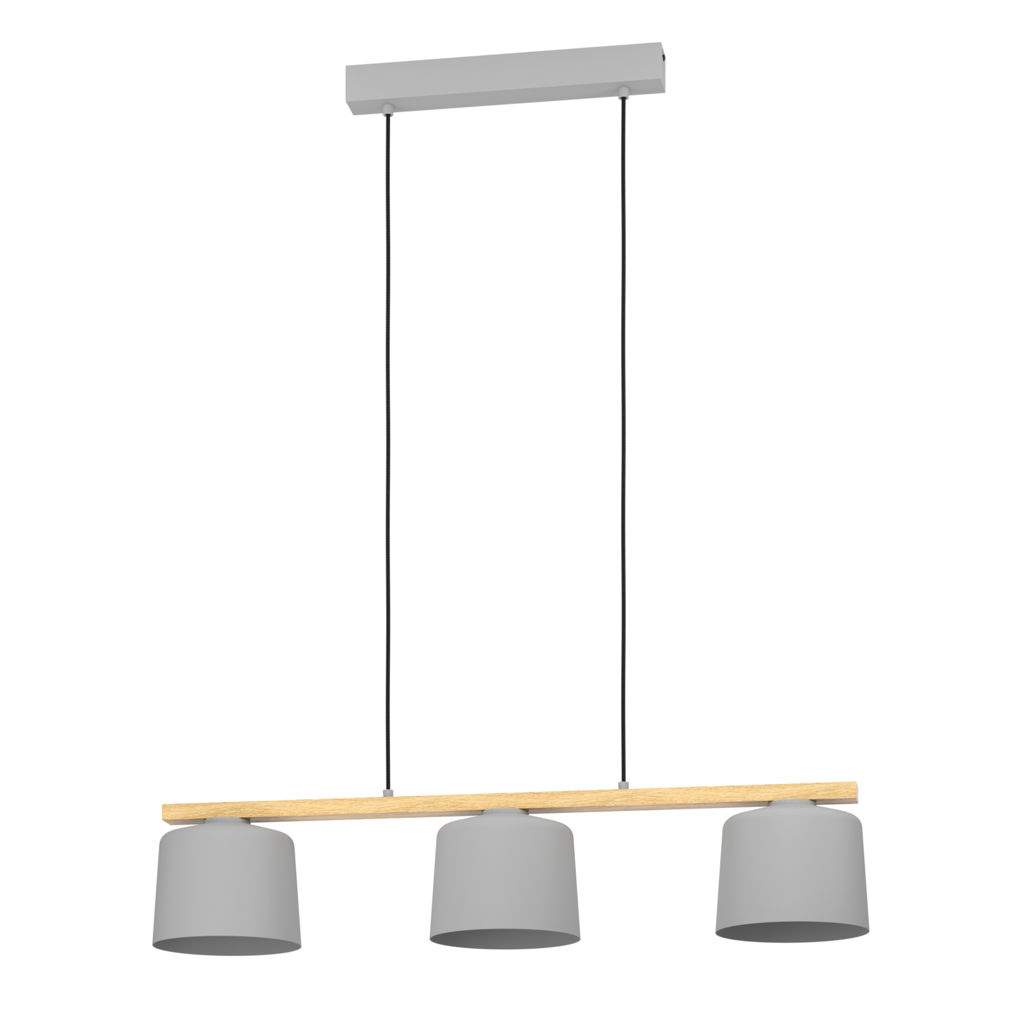 Riippuvalaisin EGLO Mariel 3x40W 91x19cm puu/vaaleanharmaa