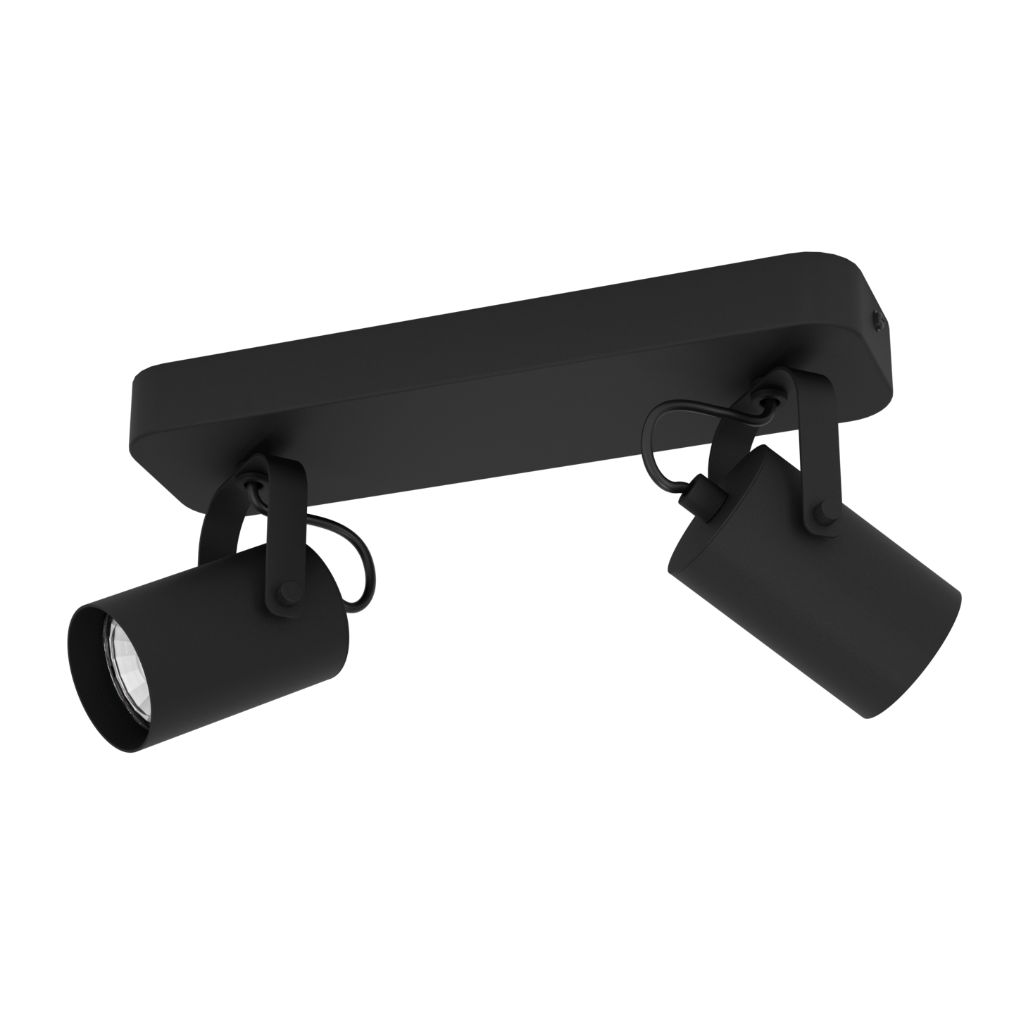 Spottivalaisin EGLO Sorego led 2-osainen 2x3W 28x10x12cm musta