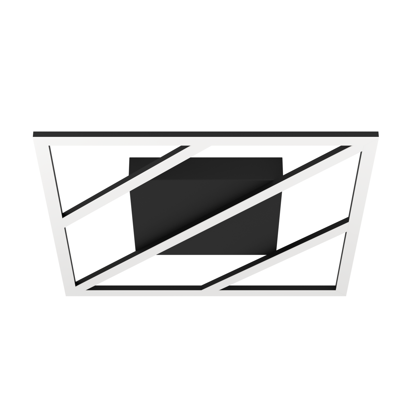 Kattovalaisin EGLO Ulisano led 21W 42x42cm musta/valkoinen