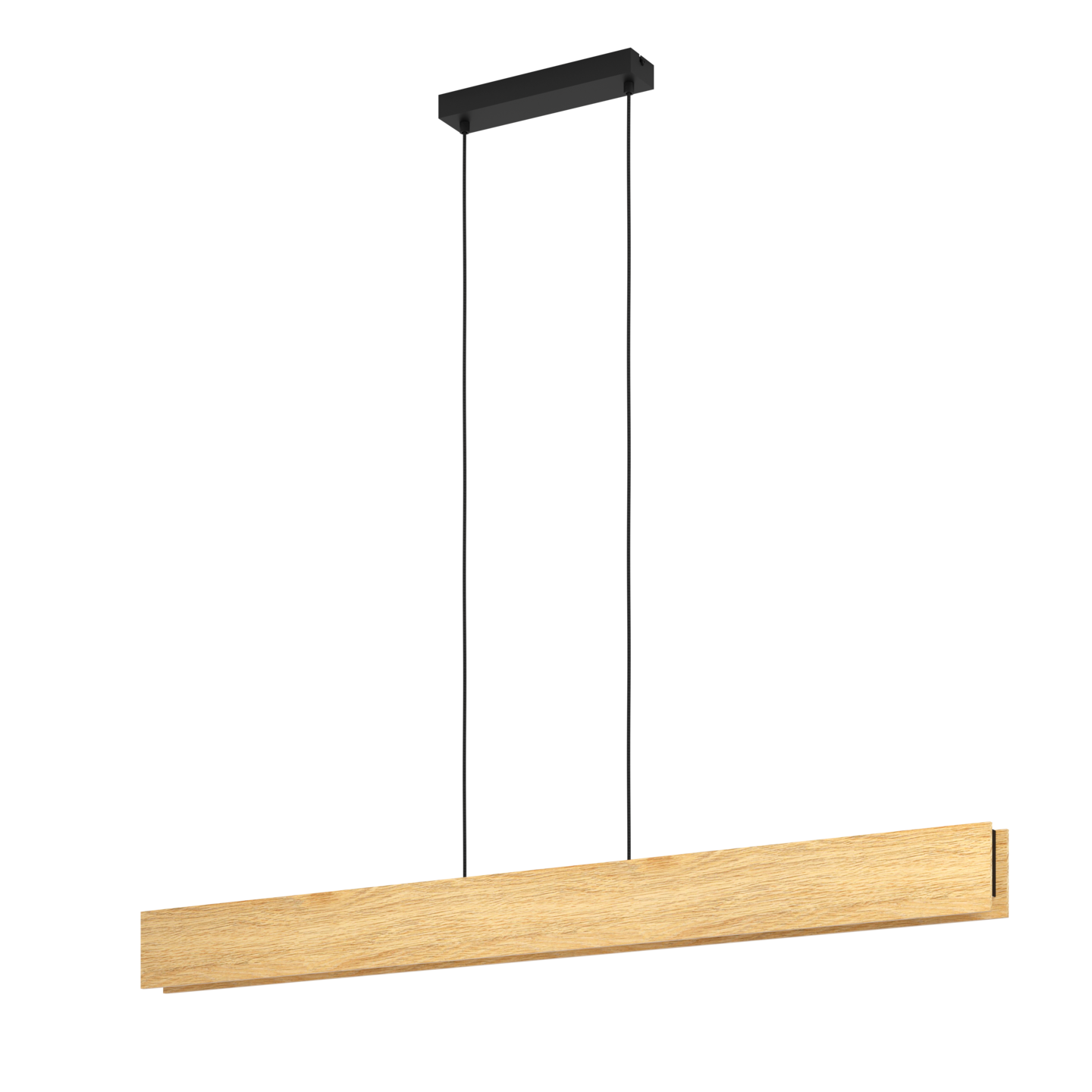 Riippuvalaisin EGLO connect.z Anchorena-Z led 35W 123x5,5cm puu/musta