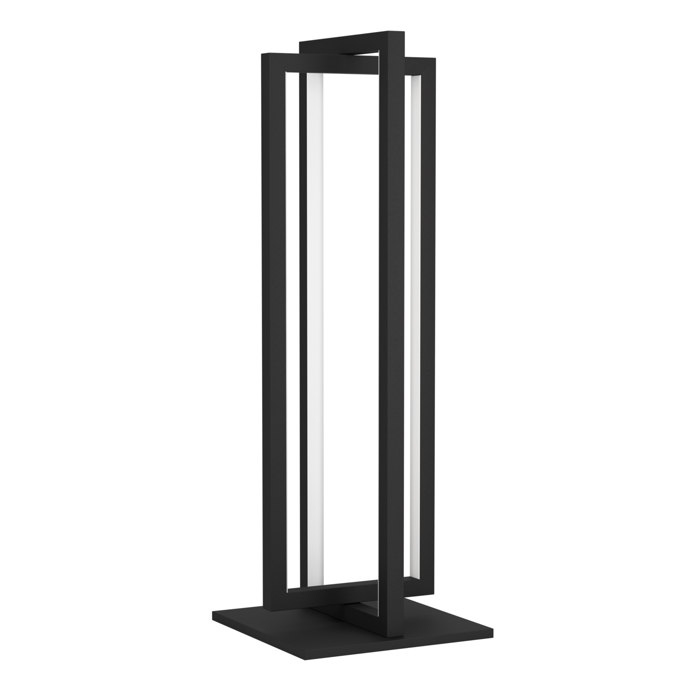 Pöytävalaisin EGLO Siberia led 15,5W 16x16x43cm musta/valkoinen