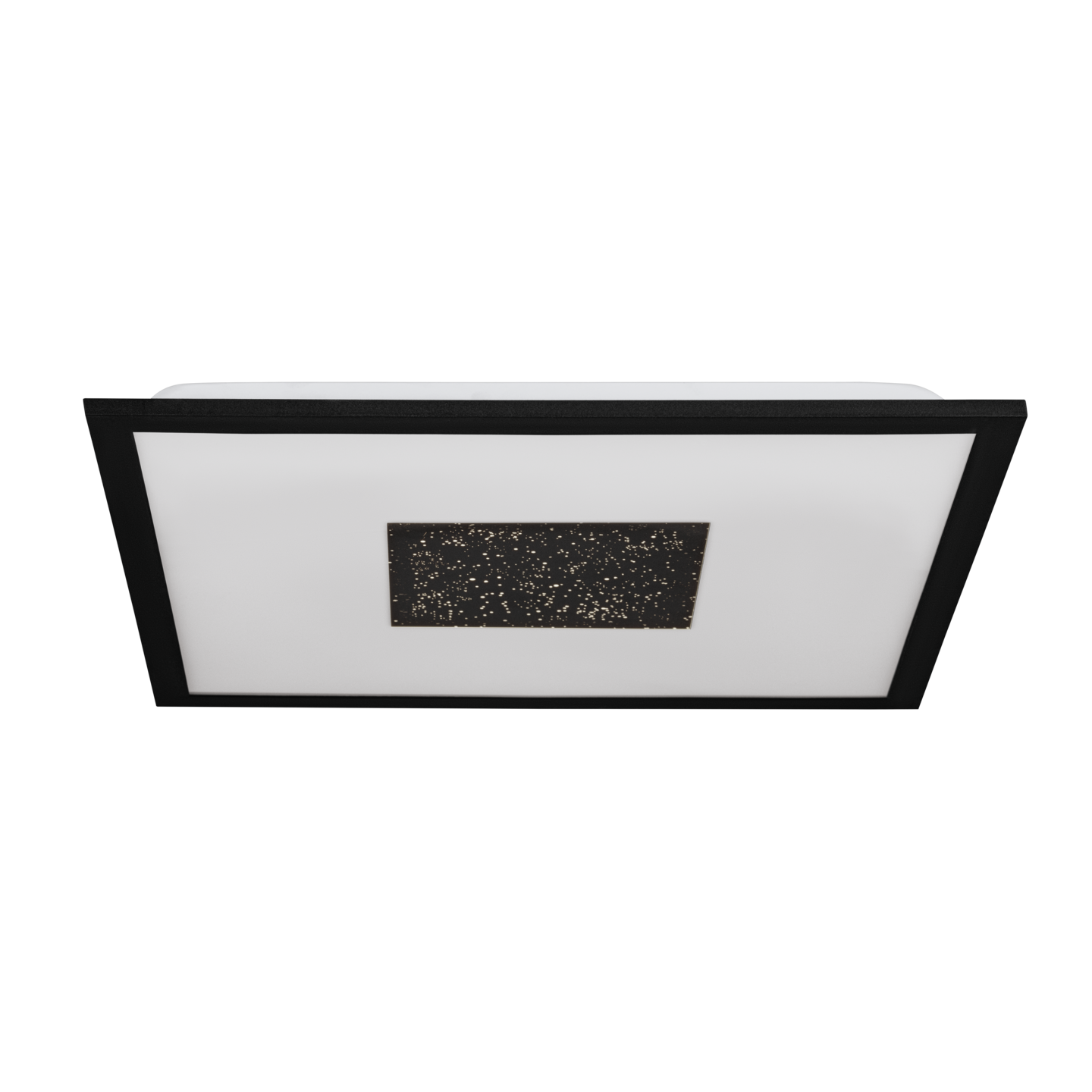 Plafondi EGLO Marmorata led 19W ja 9W 44,5x44,5cm musta/valkoinen