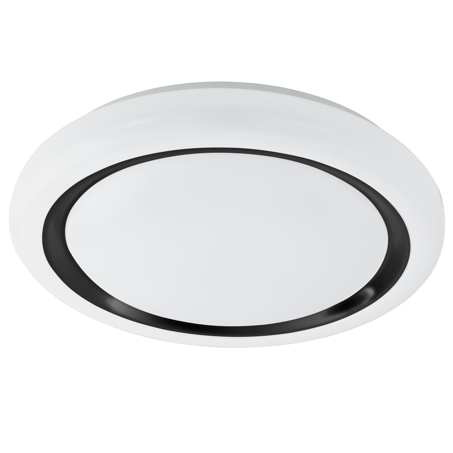 Plafondi EGLO Capasso led 19,5W 48cm valkoinen/musta