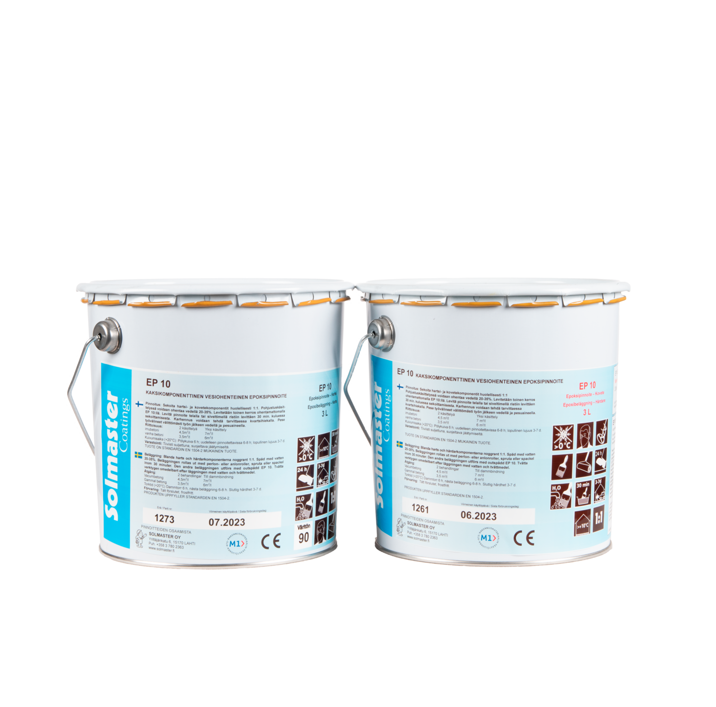 Epoksipinnoite Solmaster EP 10 6l RAL 7038