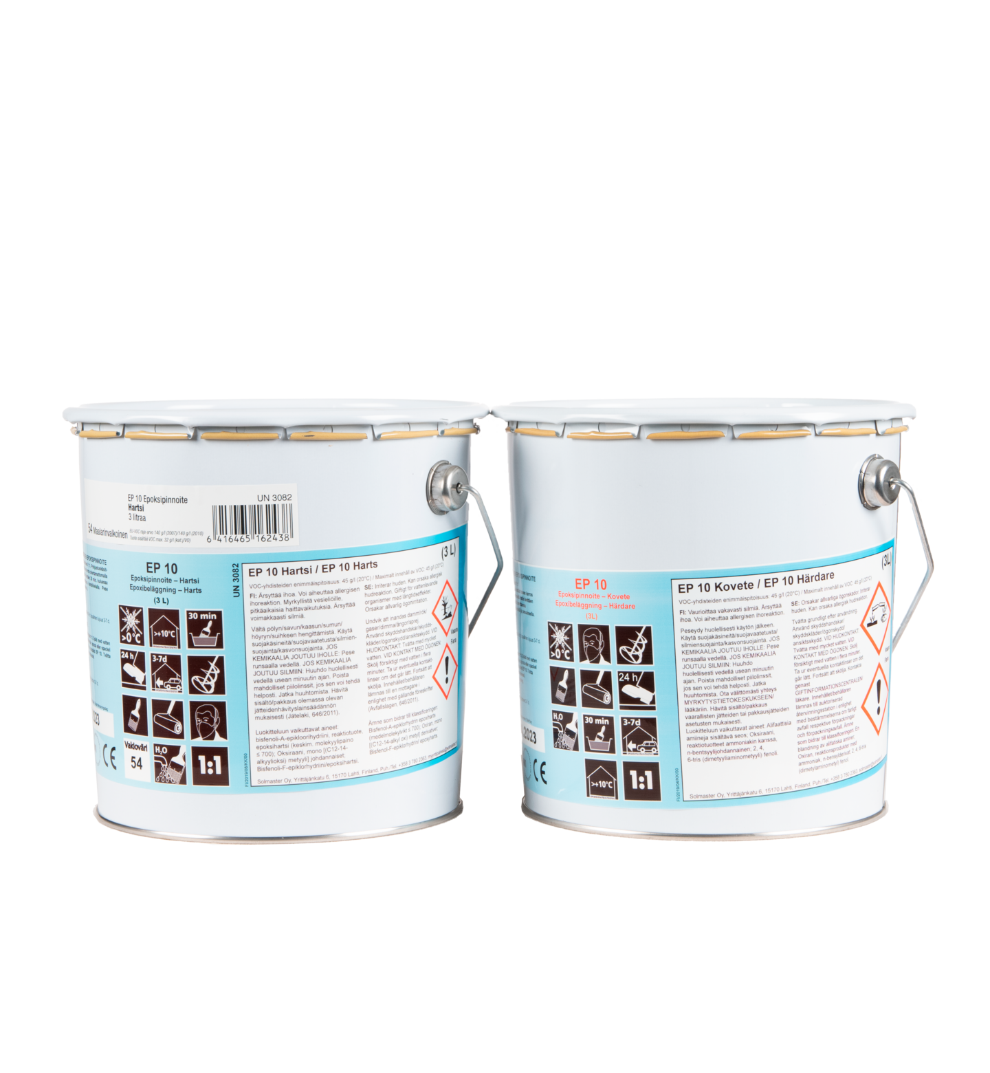 Epoksipinnoite Solmaster EP 10 6l RAL 9016