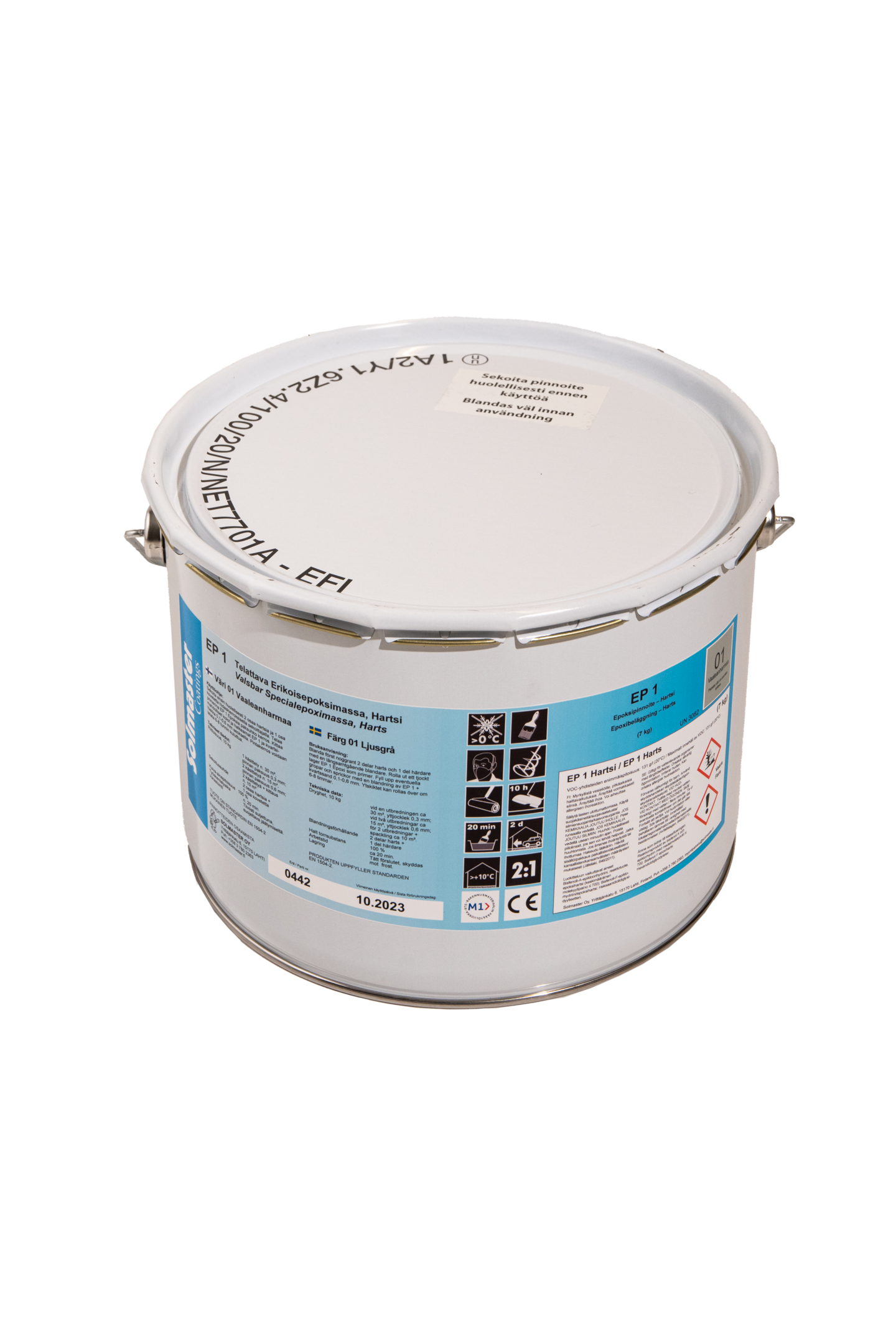 Epoksimassa Solmaster Garage EP 1 12kg RAL 7038