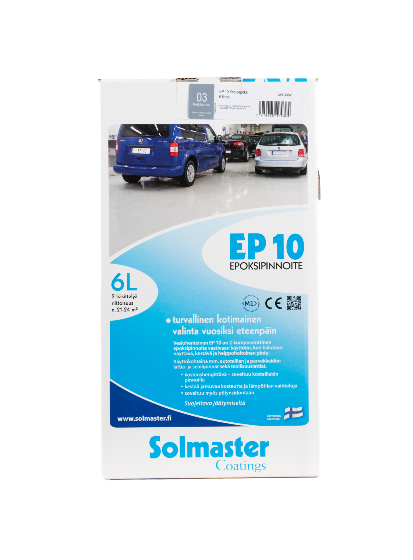 Epoksipinnoite Solmaster EP 10 6l RAL 7001