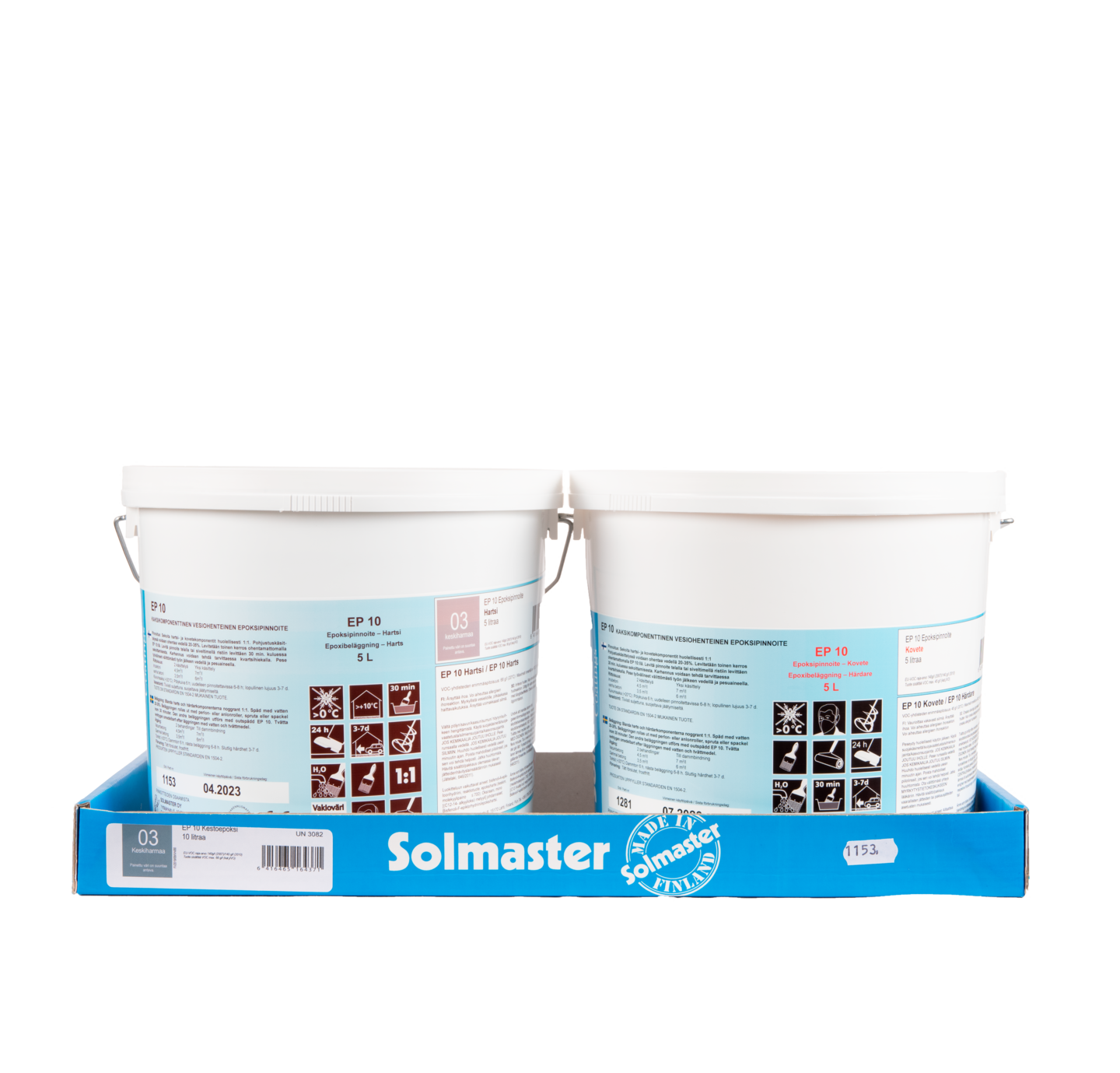 Epoksipinnoite Solmaster EP 10 10l RAL 7001