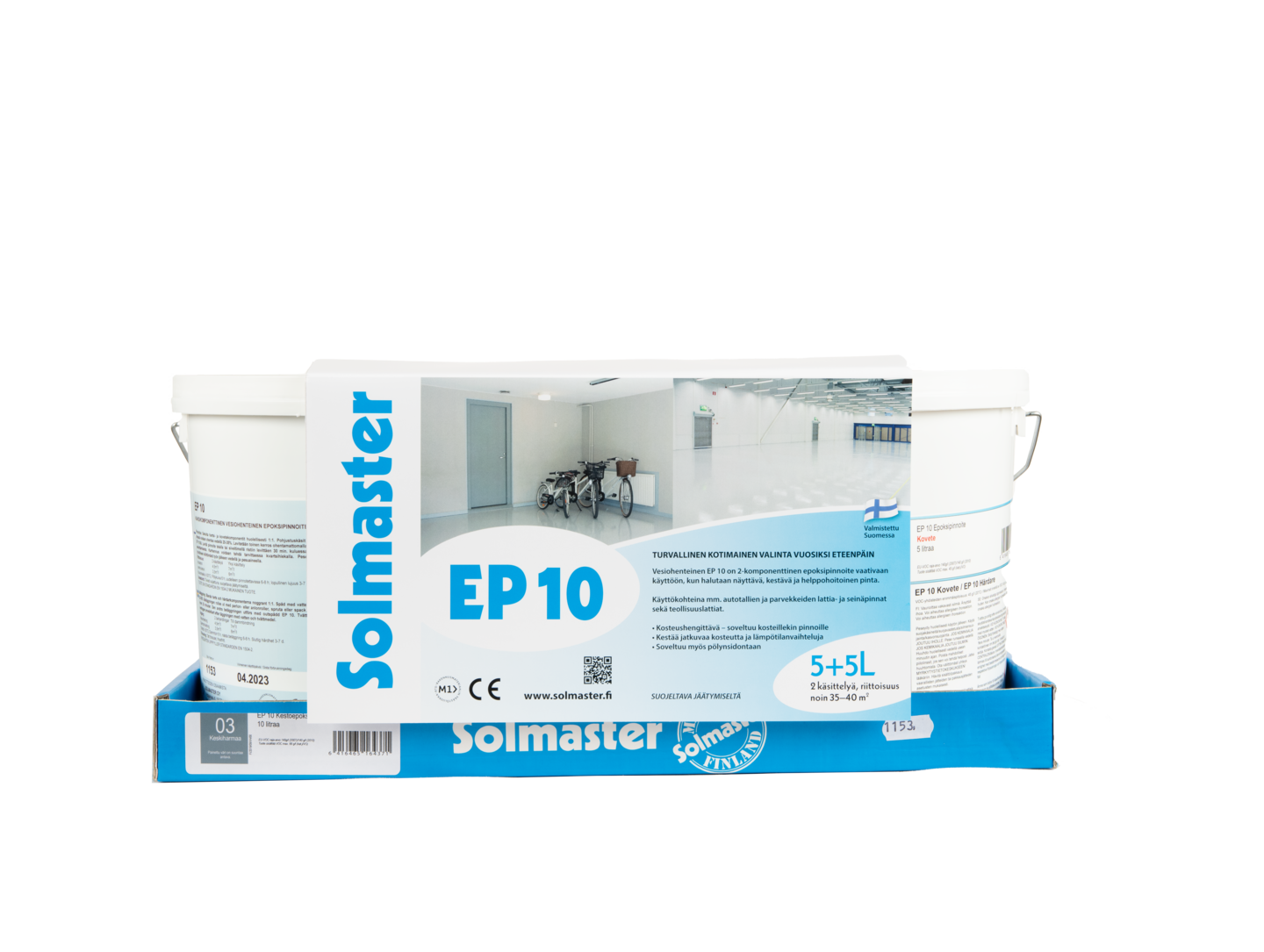 Epoksipinnoite Solmaster EP 10 10l RAL 7001