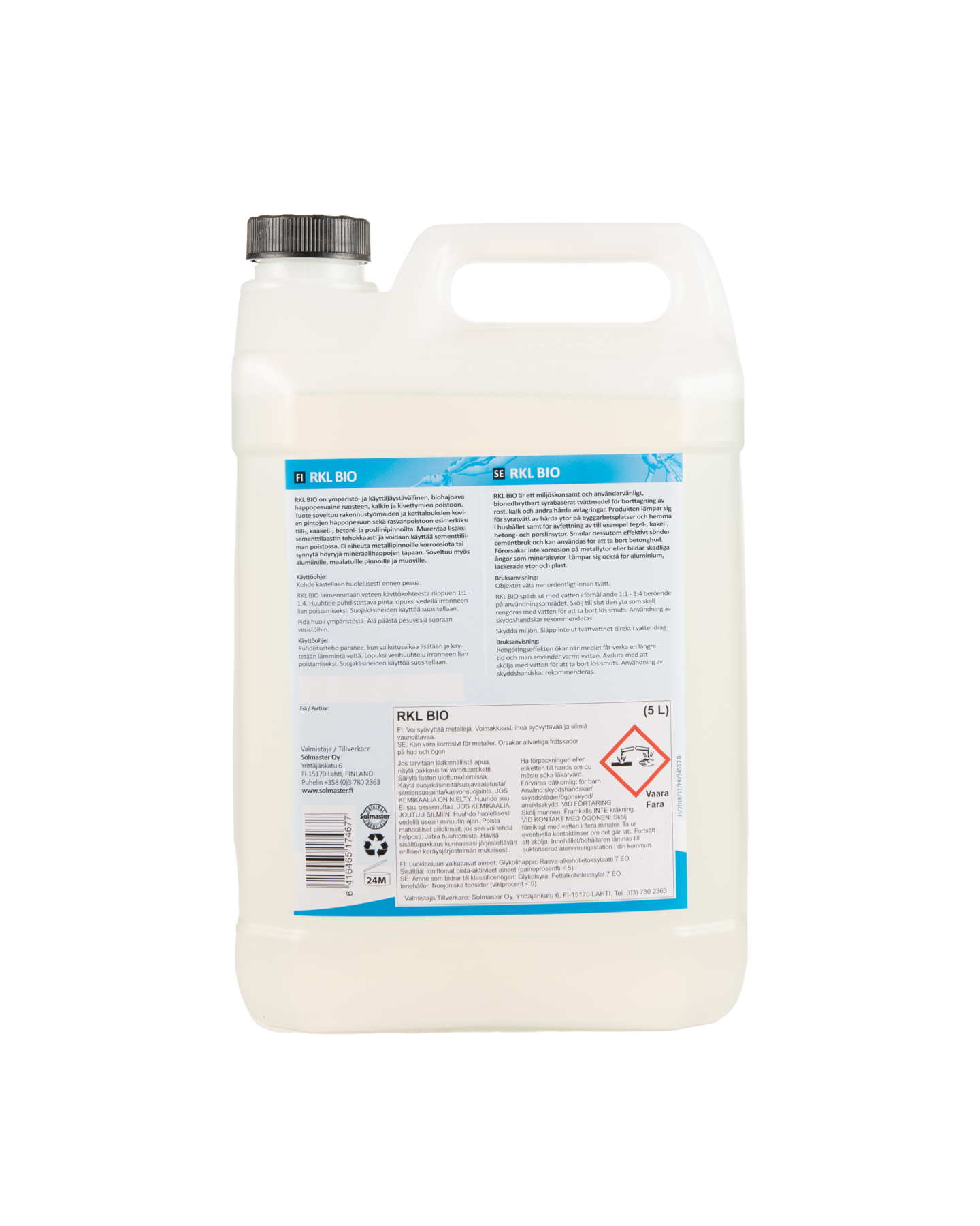 Happopesuaine Solmaster RKL BIO 5l